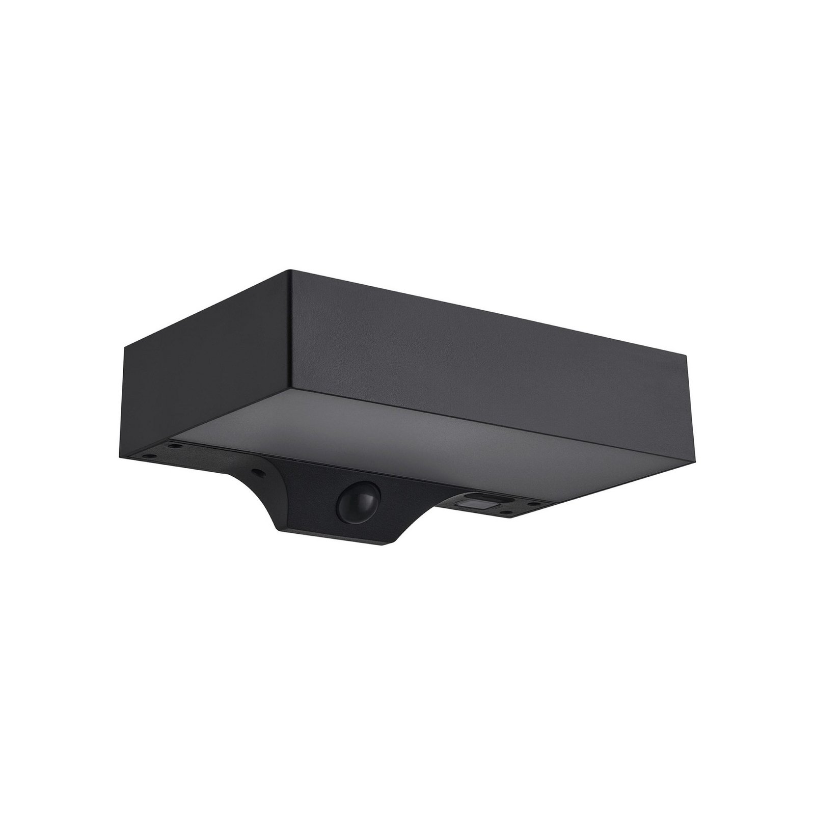 LED-Solar-Außenwandleuchte Monay Square, schwarz, IP44