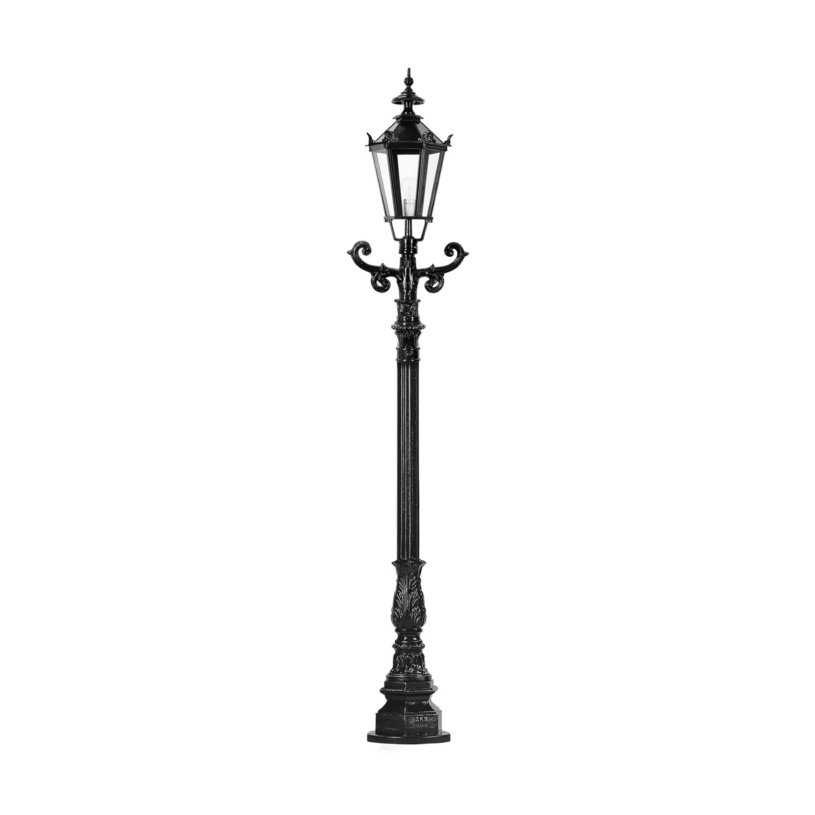 Φωτιστικό διαδρόμου Brighton, μαύρο, ύψος 95 cm, μέταλλο, IP44
