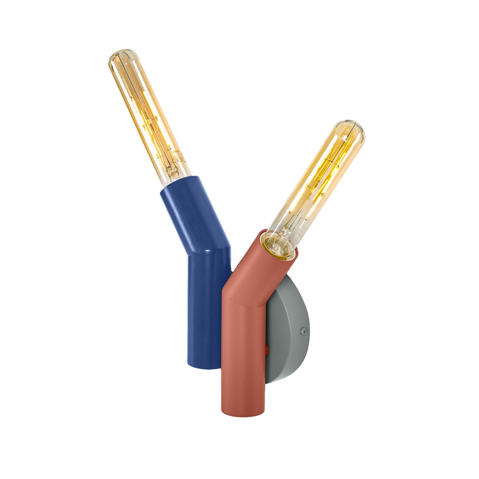 OSRAM Wandleuchte Decor Straw, 2-fl., bunt, Stahl, E27