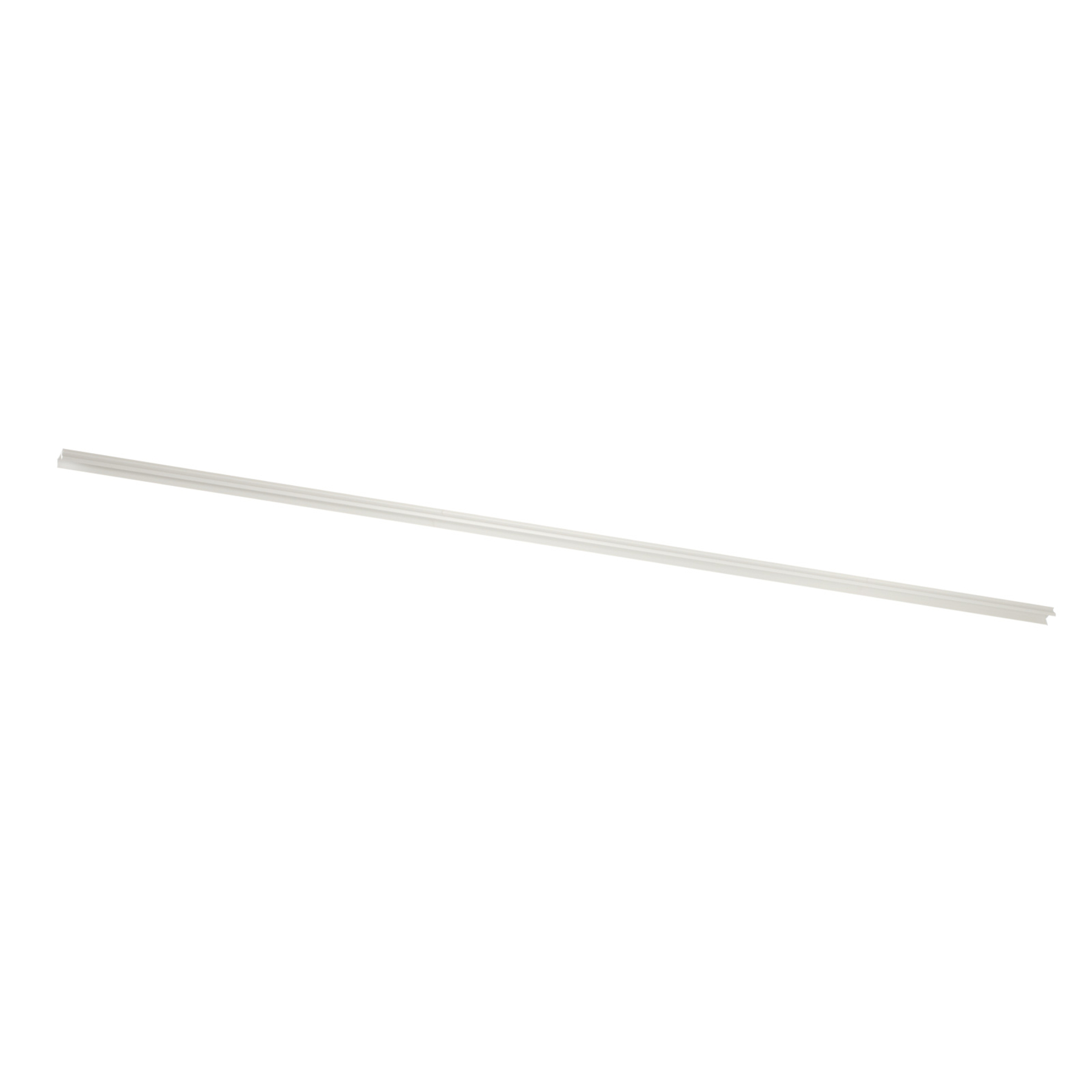 EUTRAC Eutrac cover three-circuit track, 1 m, white, PVC, L: 100 cm