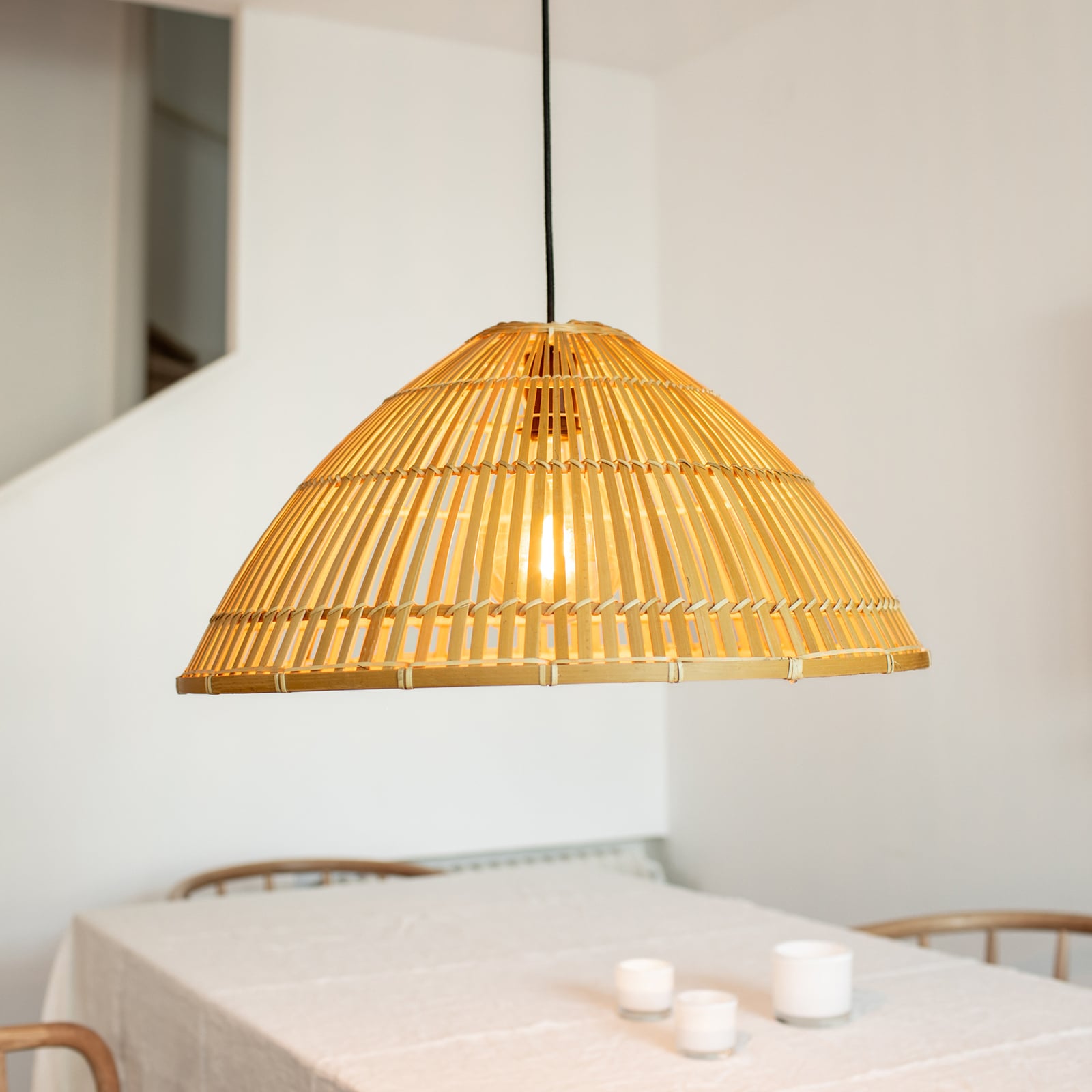 Hängeleuchte Capello aus Bambus