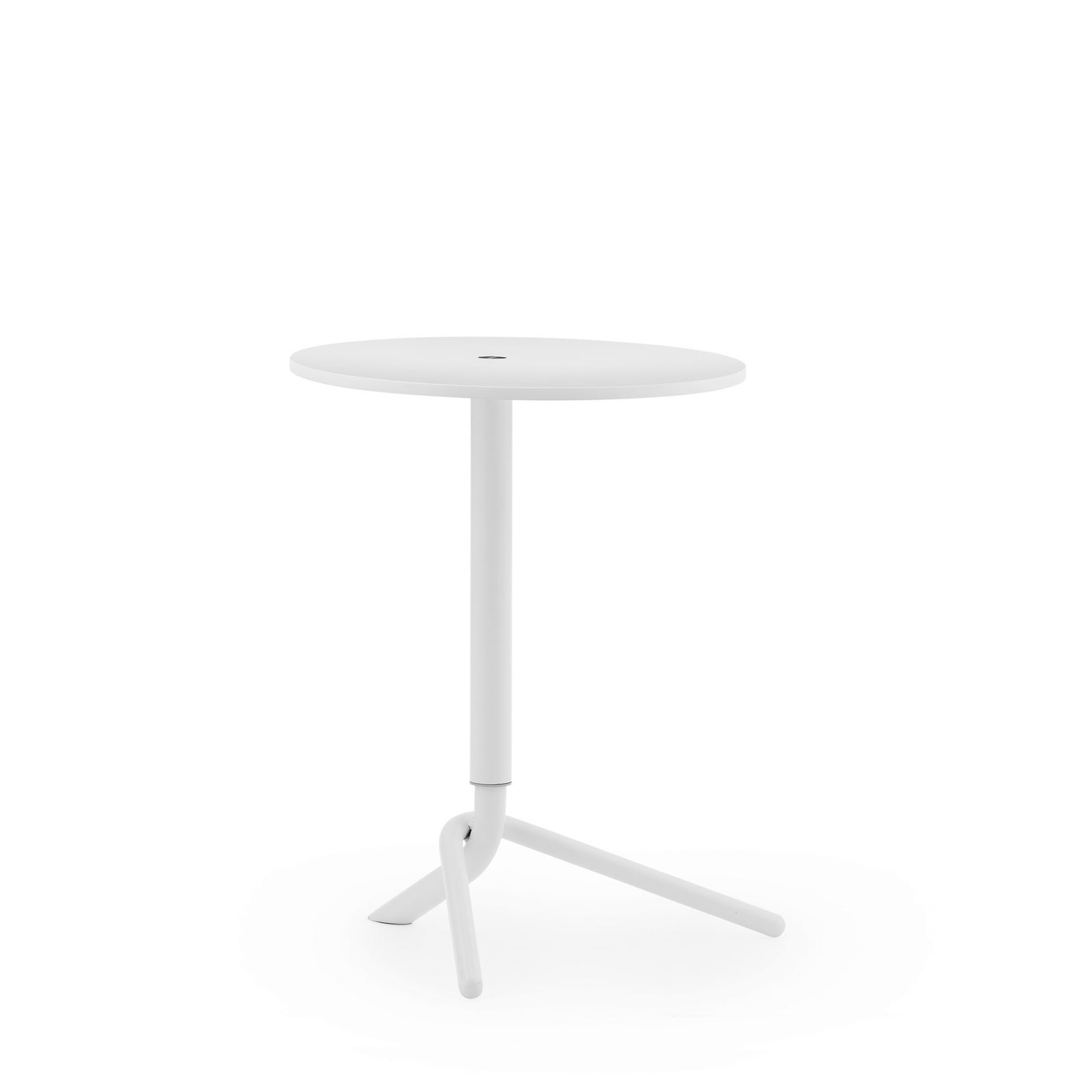 Bijzettafel Lift, wit, staal, MDF, hoogte 56,5 cm - Normann Copenhagen Bijzettafel Lift, wit, staal, MDF, hoogte 56,5 cm - Normann Copenhagen