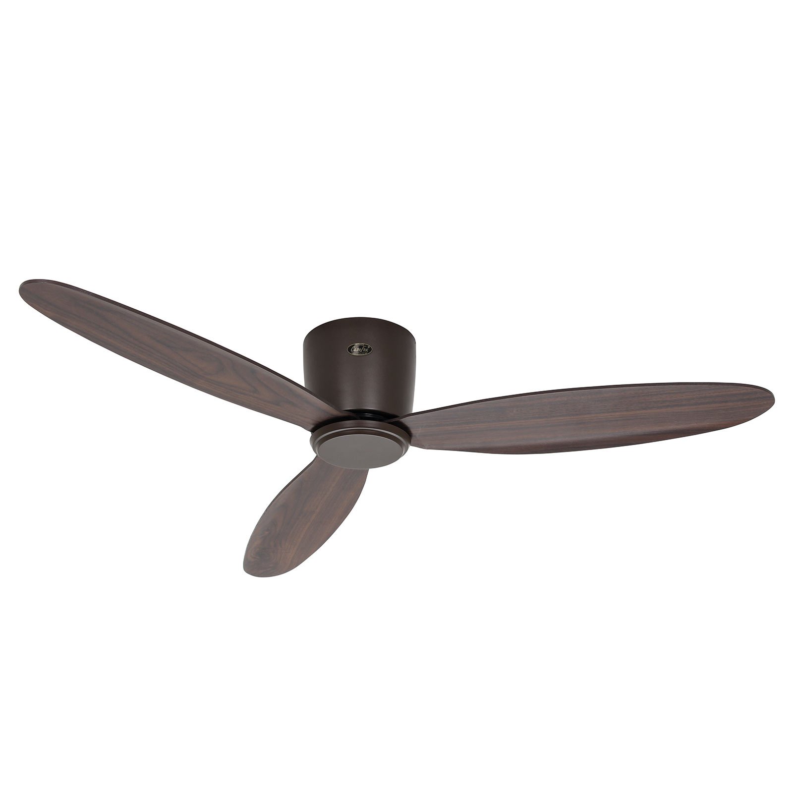 Ventilatore da soffitto Eco Plano II, bronzo, silenzioso, Ø 132 cm