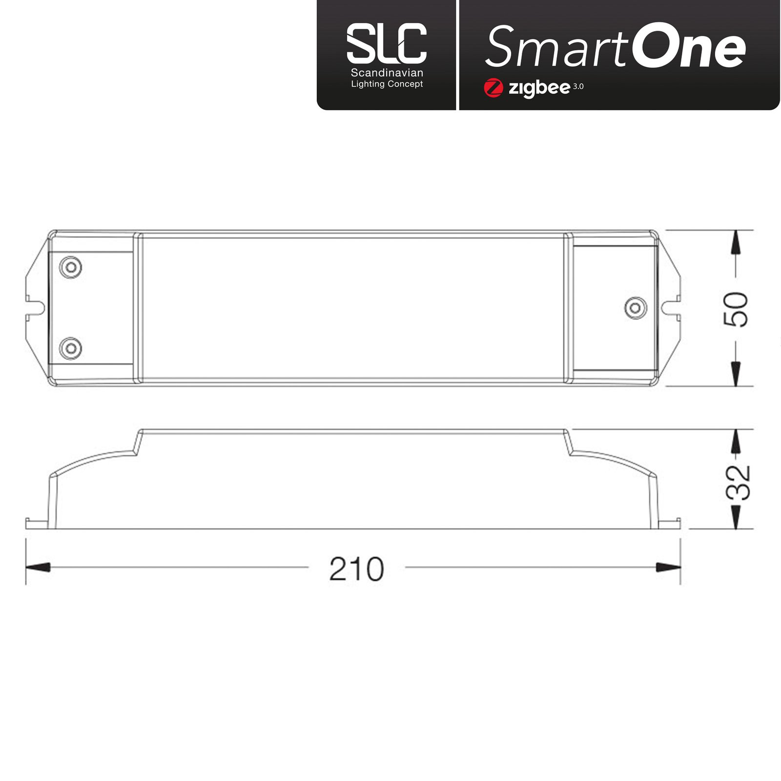 SLC SmartOne alimentatore ZigBee CV 50W PWM Mono
