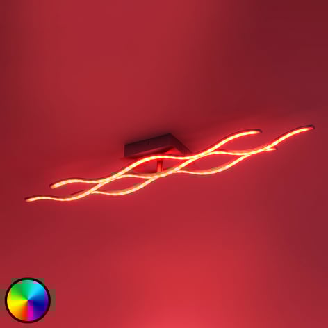 Plafonnier LED Lucian avec télécommande