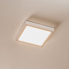 Nástenné LED lampa Vika, štvorec, biela, 18x18cm