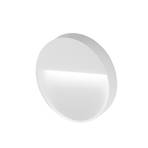 EGG LED utomhusvägglampa Vigo XL, vit Ø 20 cm aluminium 3.000 K