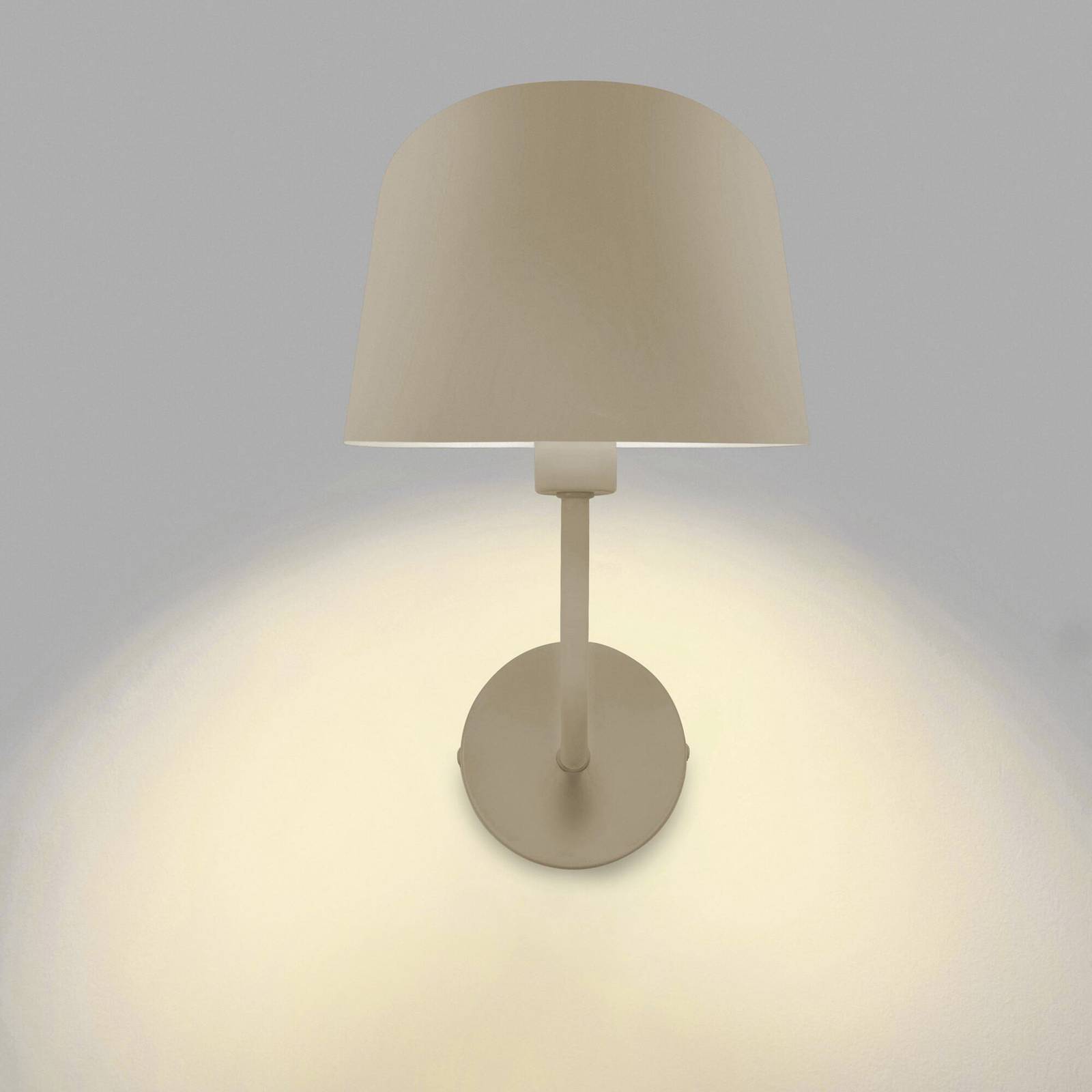 Forlight Wandlampe Fres, beige, Stahl, Breite 18,5 cm günstig online kaufen