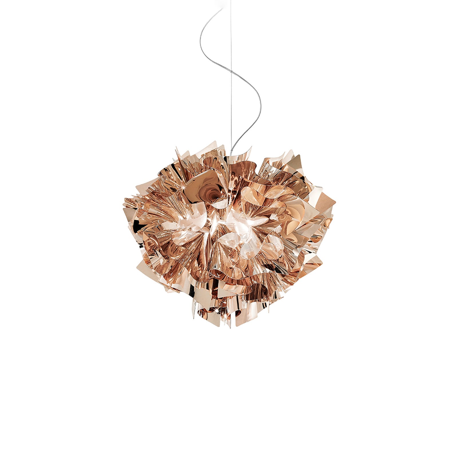 Veli Pendel S Kobber Slamp - Stue - Design - Plastik - Med én lyskilde