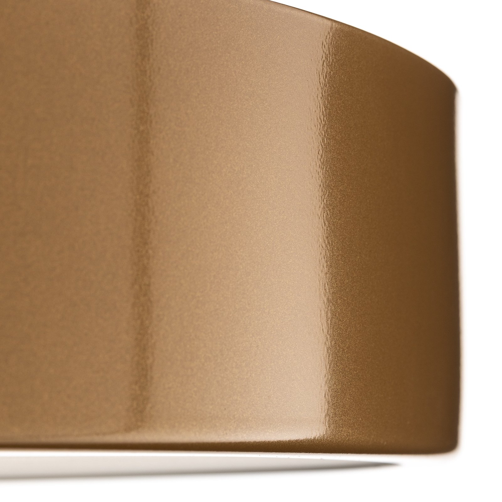 Cleo ceiling light in gold with diffuser, Ø 60 cm