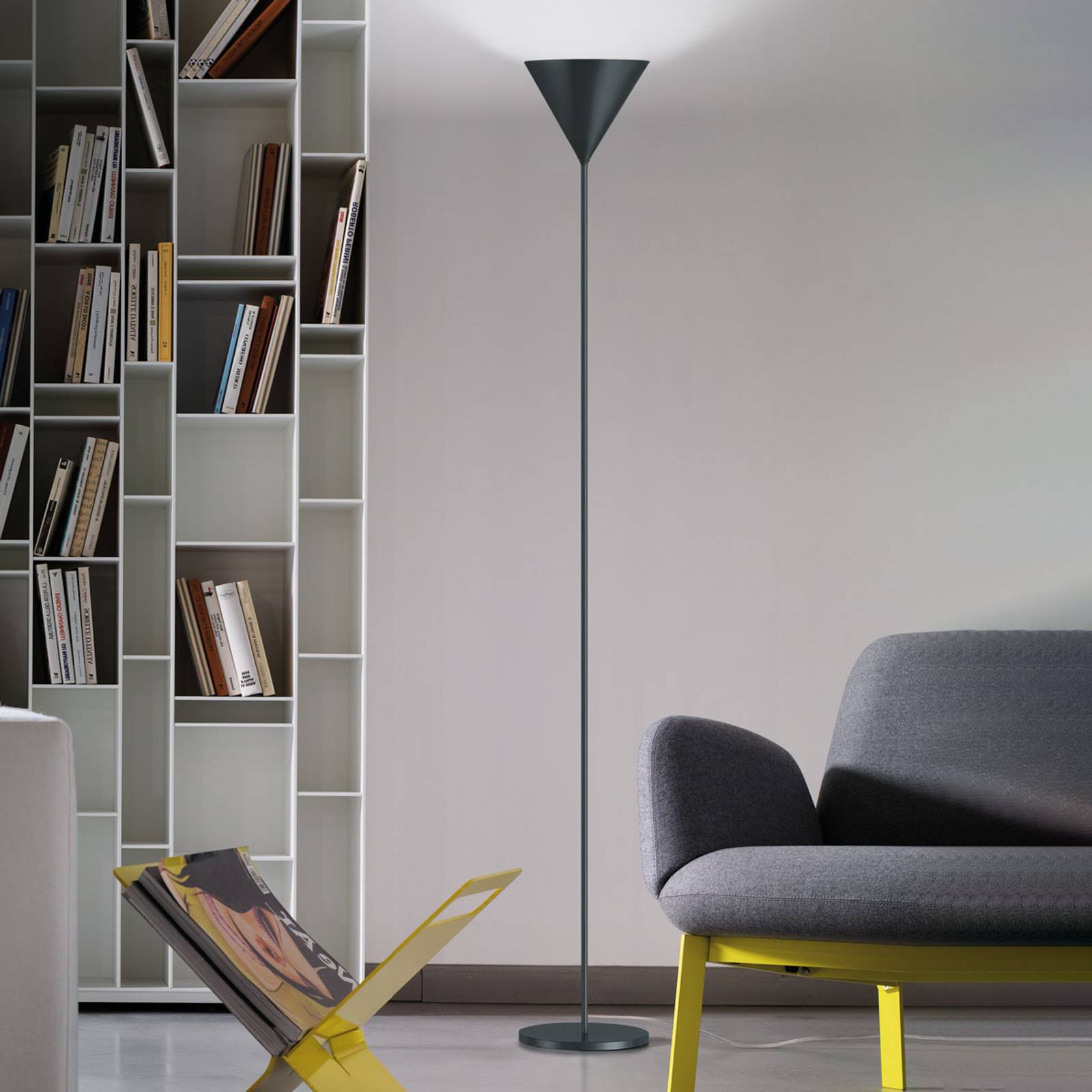 Modo Luce ABC Single lampadaire gris plomb