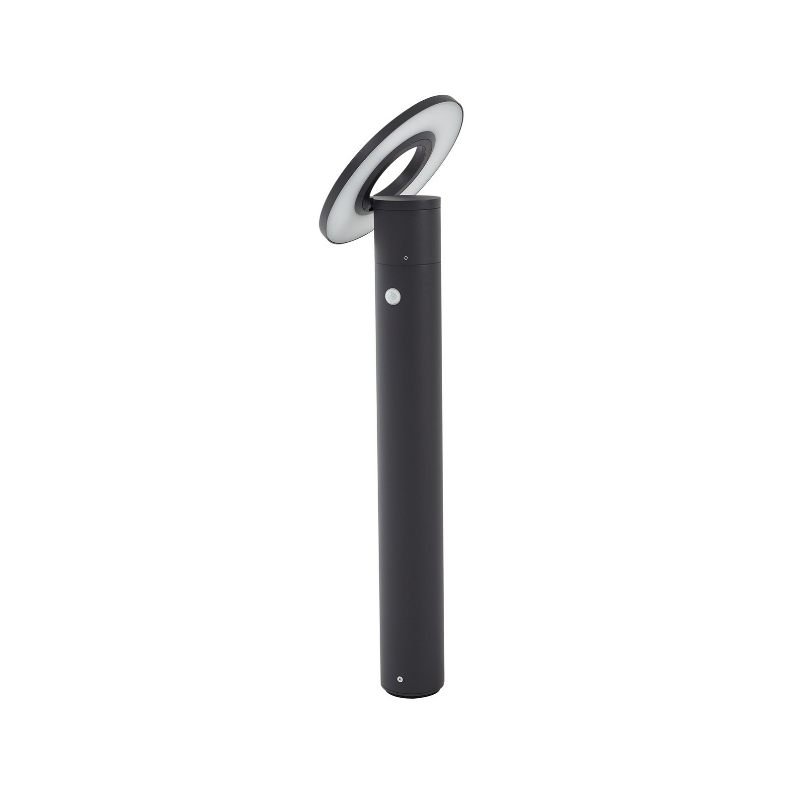 Candeeiro de caminho LED Arcchio Tovio, antracite, Ø 24cm, sensor