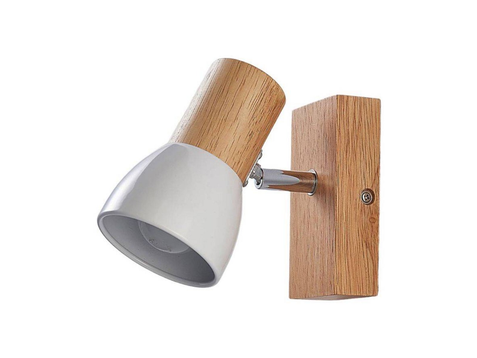 Thorin Wall Lamp Light Wood/White - Lindby