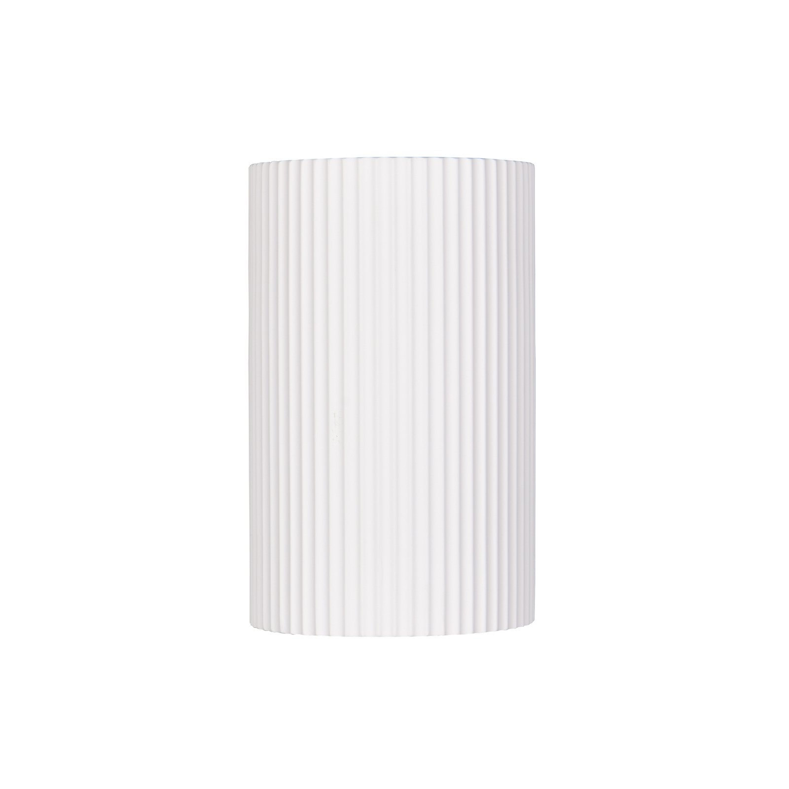 Candeeiro de parede Raposa, branco, altura 22 cm, gesso, 2 lâmpadas.