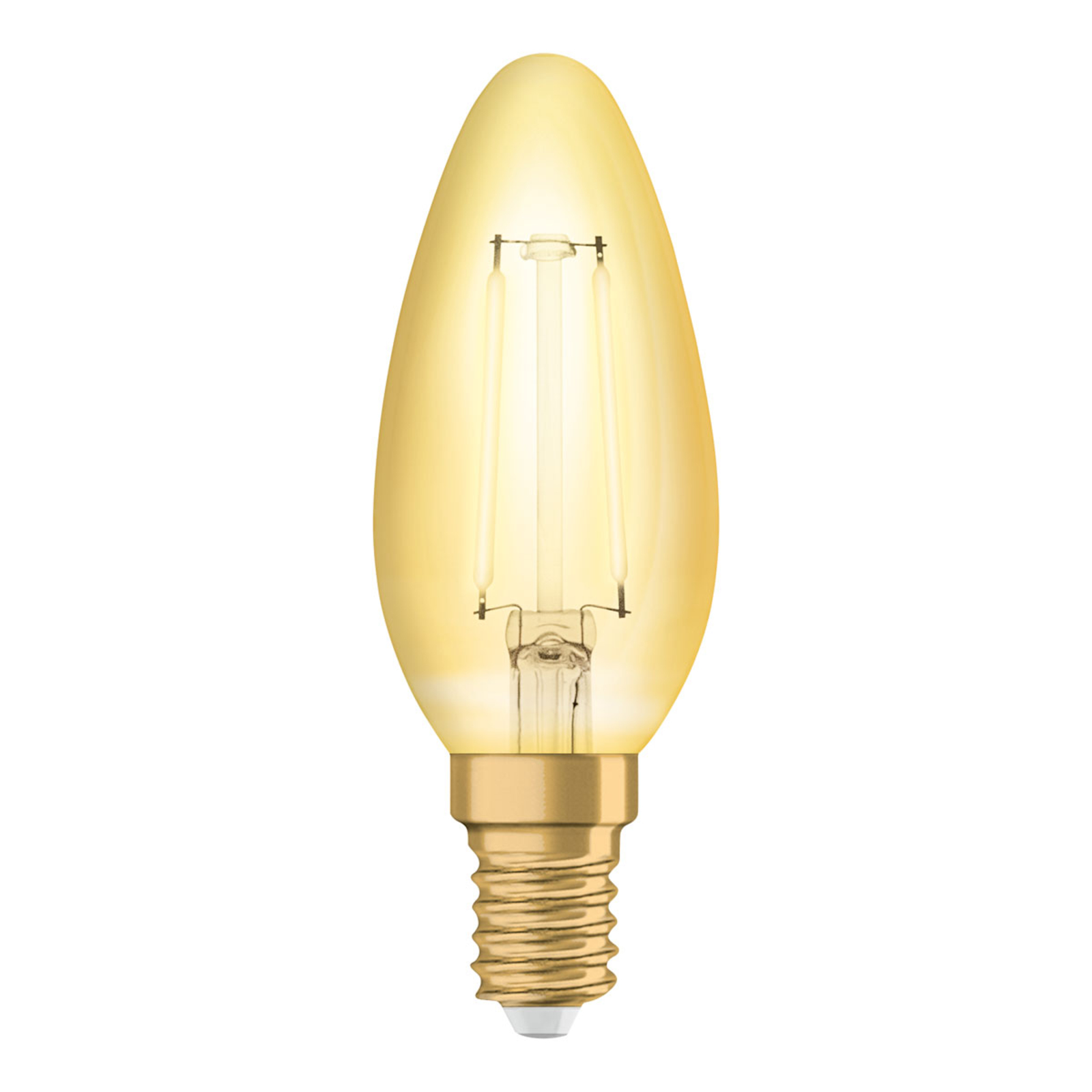 OSRAM LED-globlampa E14 1,5 W vintage filament 825