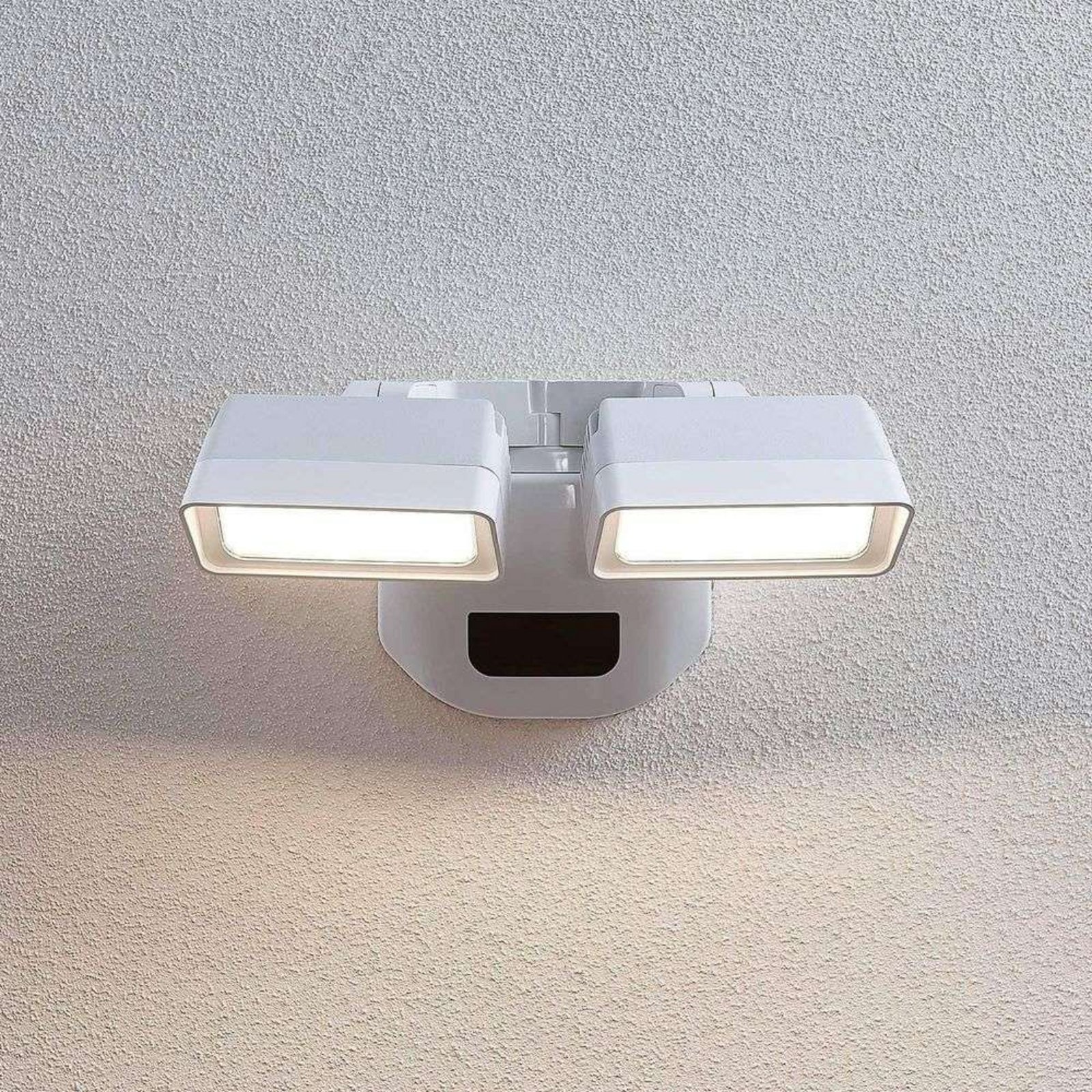 Nikoleta 2 LED Aplica de Exterior w/Sensor White - Lindby