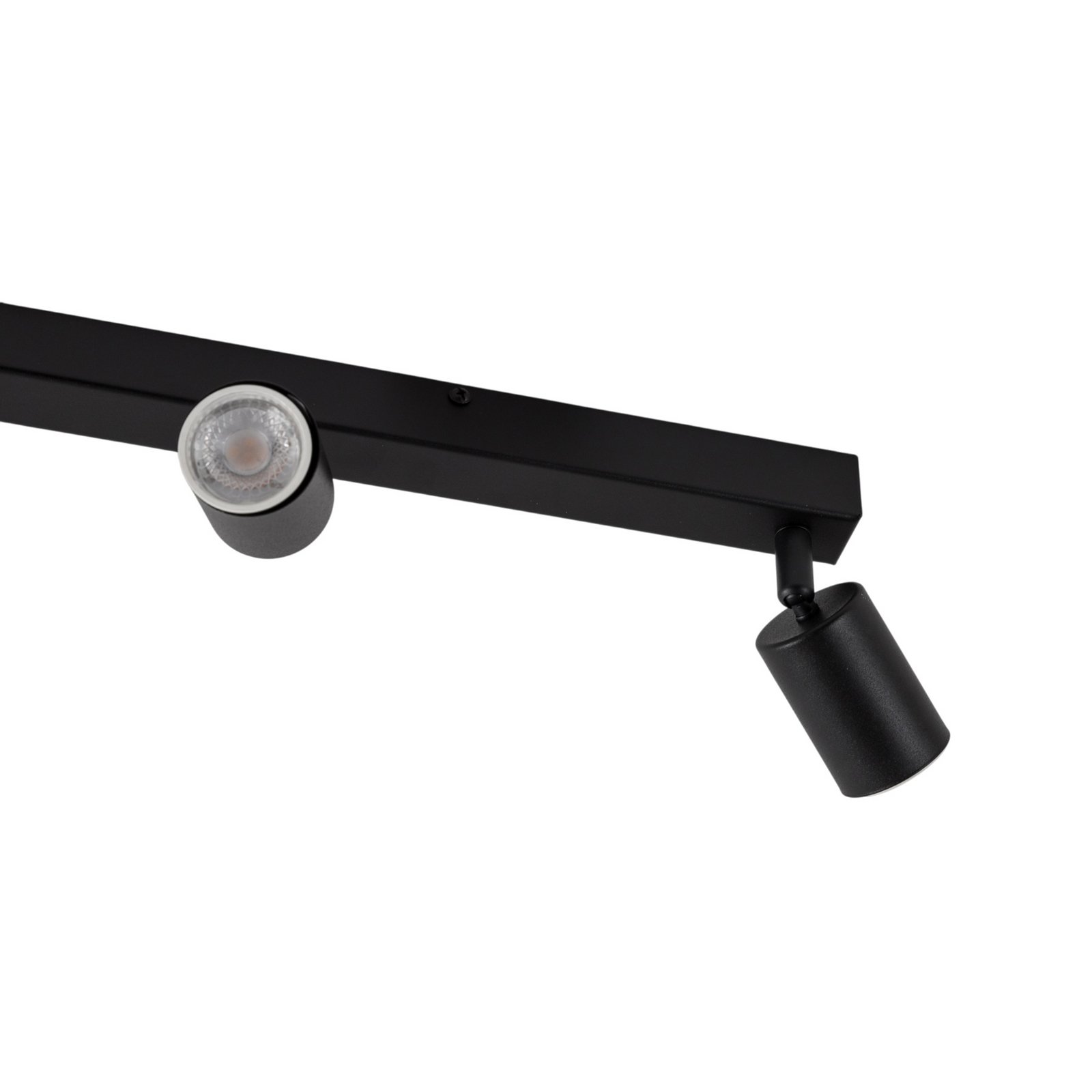 Plafondspot Top, zwart, 127 cm, 6-lamps, metaal, GU10 Plafondspot Top, zwart, 127 cm, 6-lamps, metaal, GU10