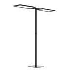 Lampadaire LED Yara.double 4 000 K, BT, PIR, noir