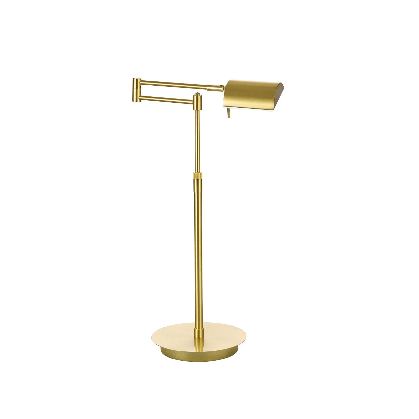 Graz LED table lamp, brass