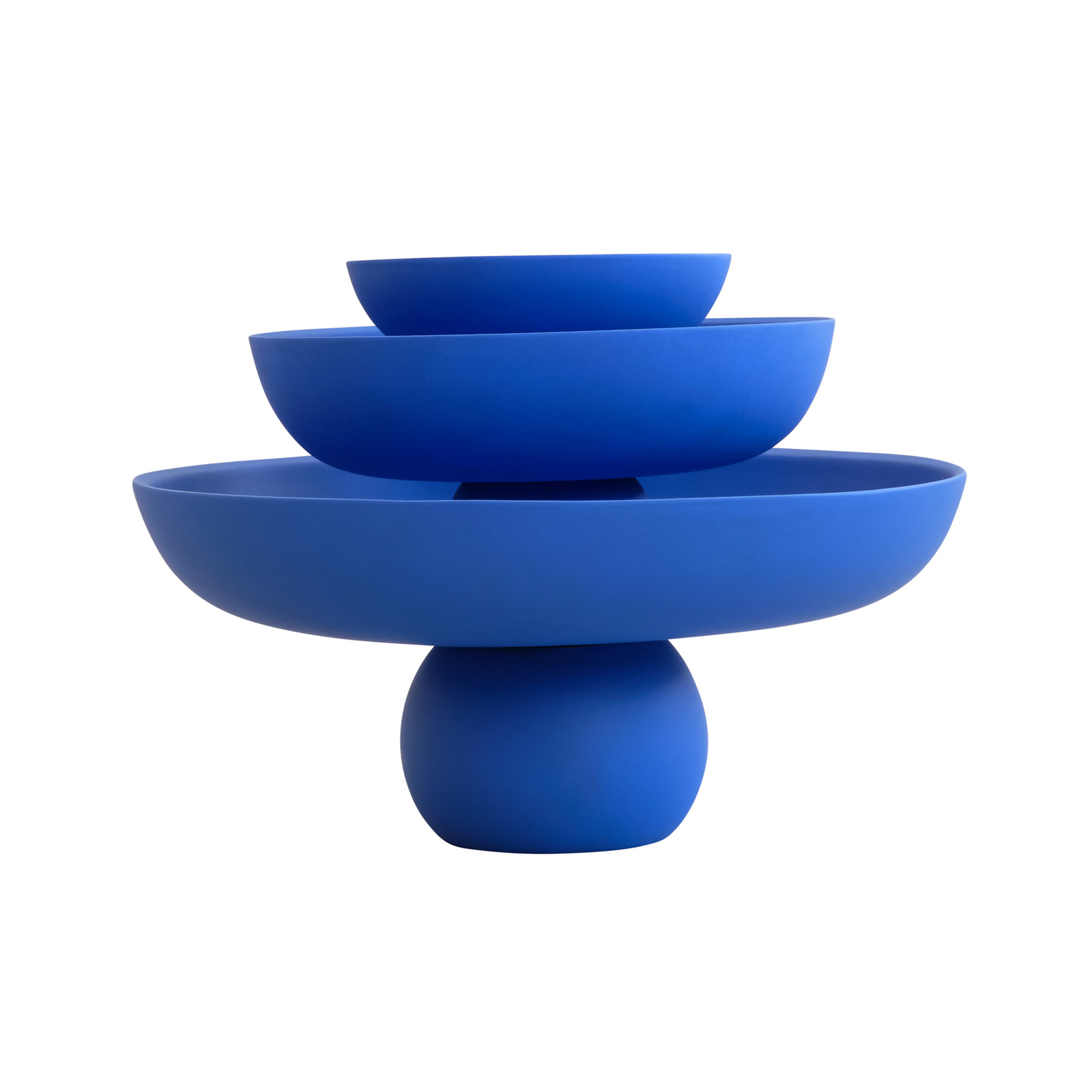 Baburu Schale, Ø 43 cm, blau, Keramik - 101 Copenhagen