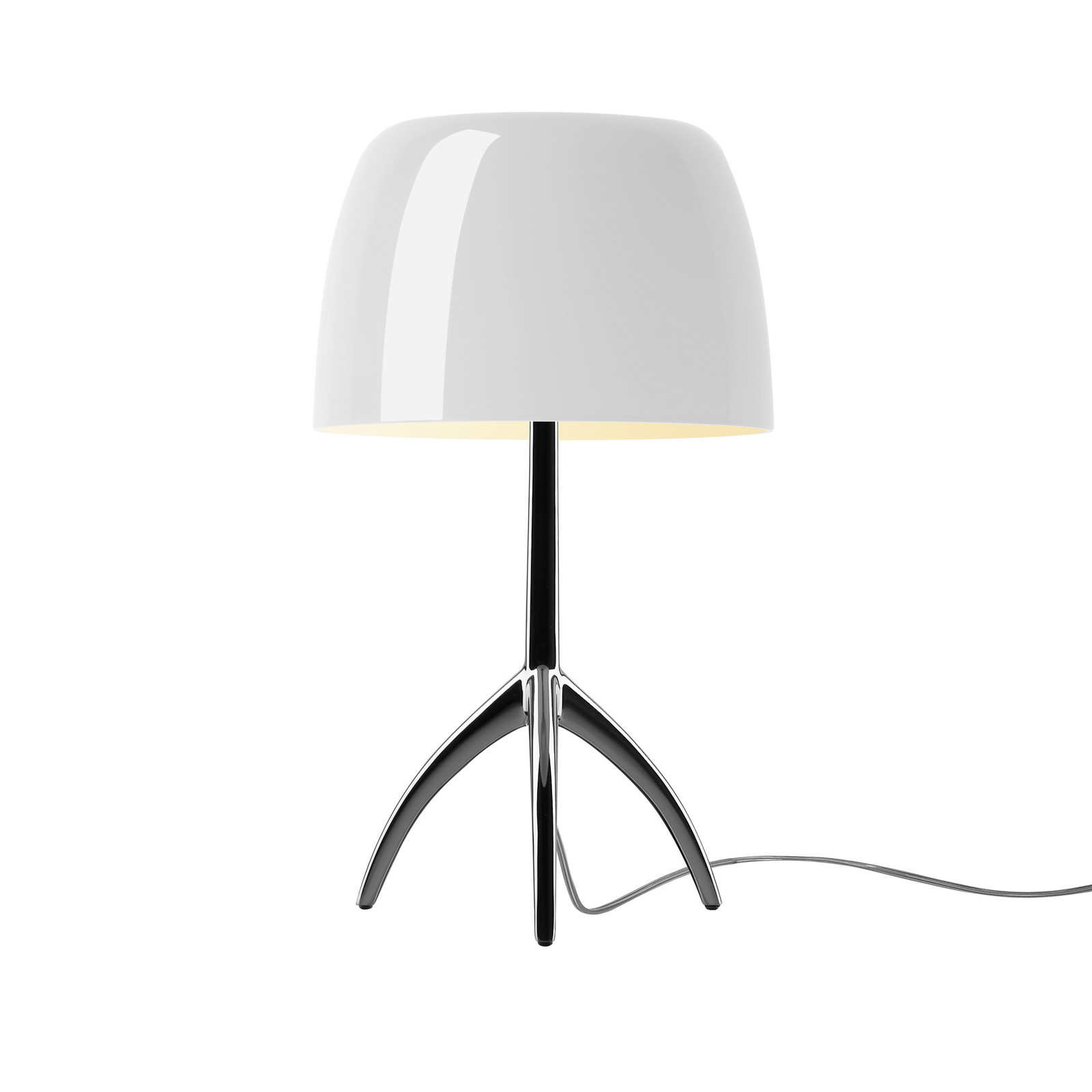 Foscarini Lumiere piccola negru/alb dimabilă