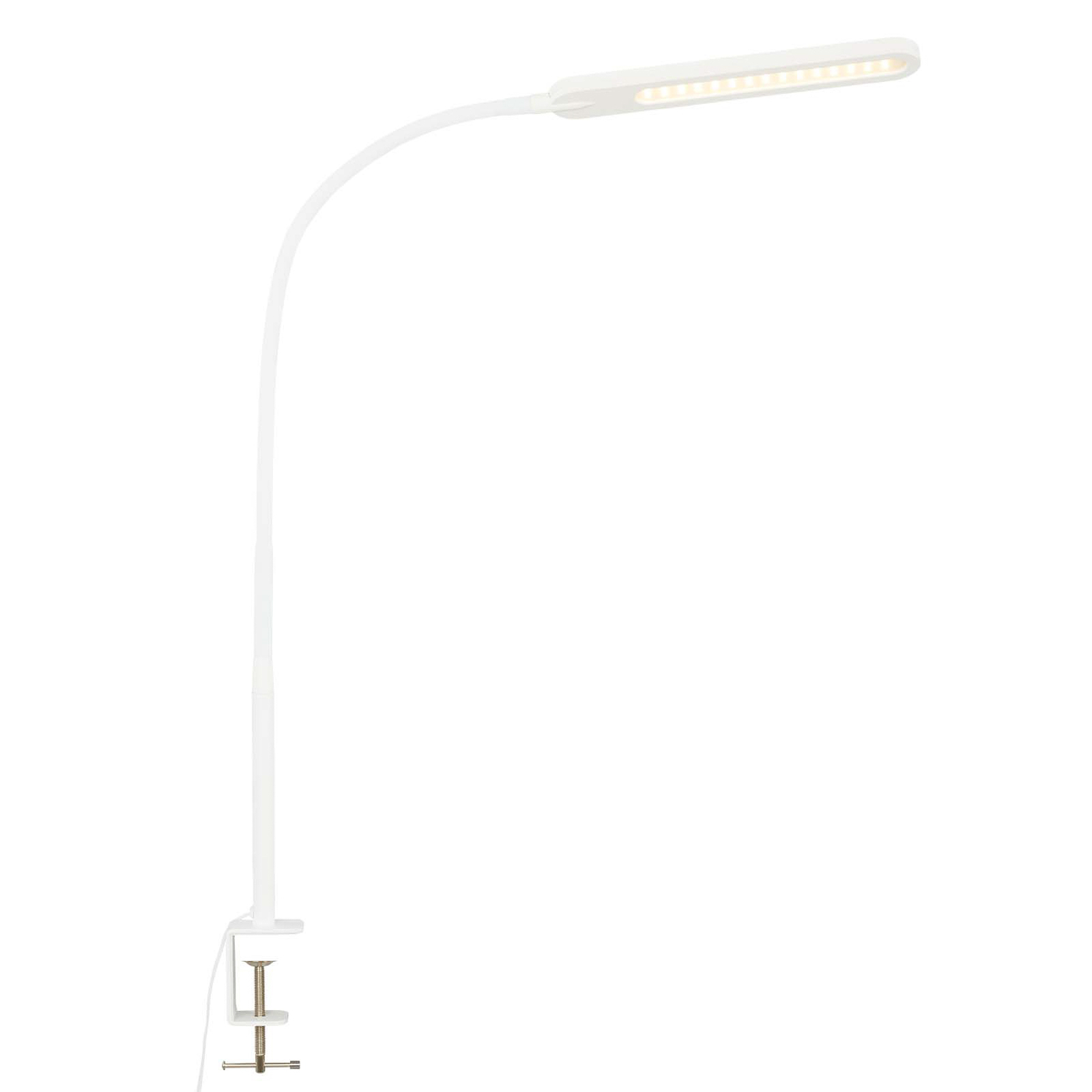 Lámpara de pinza LED Servo, atenuable, CCT, blanco