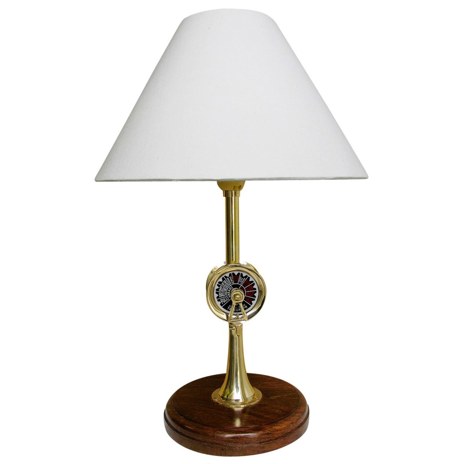 SEA-Club Remarkable table lamp TELEGRAPH with wood, for Living / Dining Room, wood, metal, E14, 60 W, energy efficiency: A++, H: 39 cm