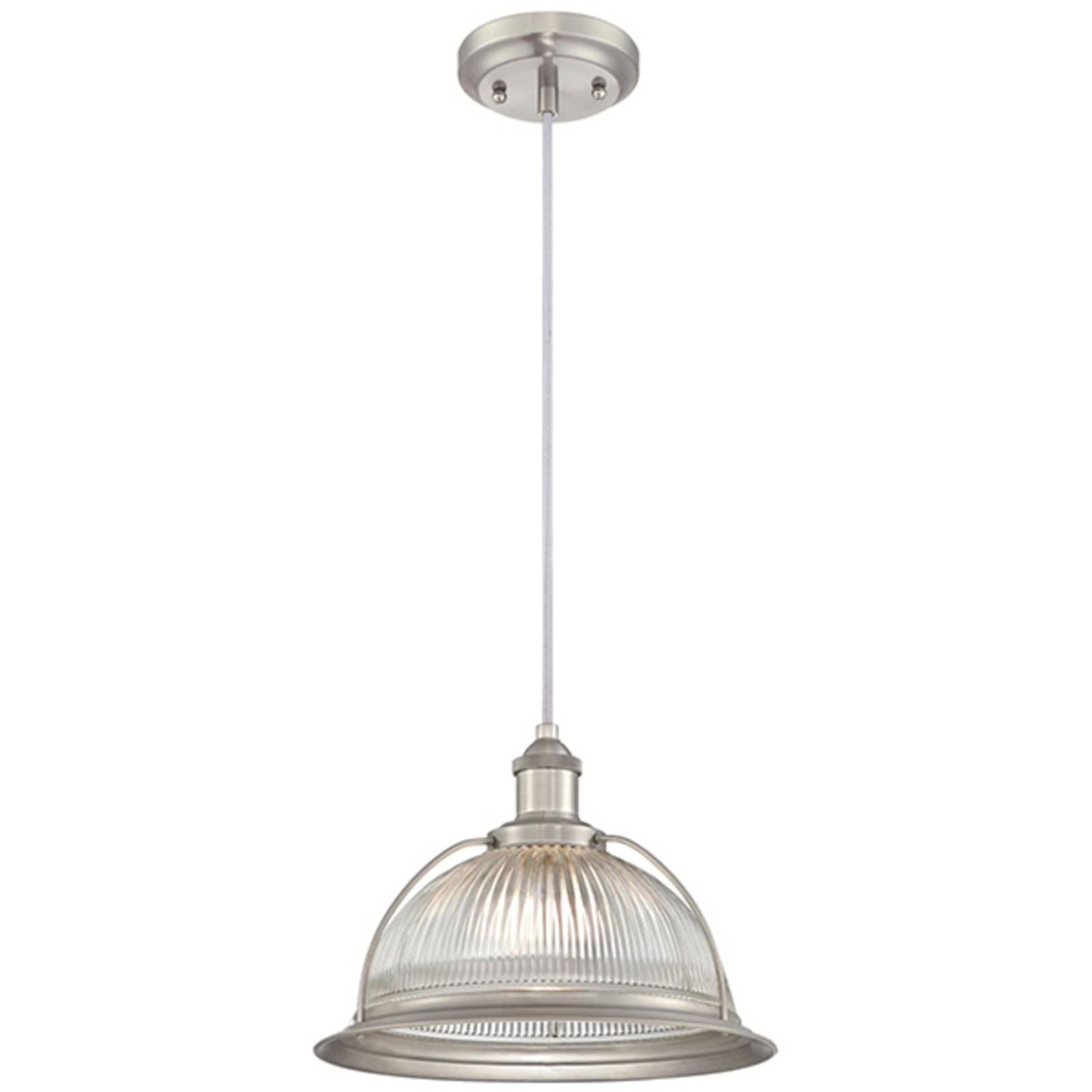 Westinghouse 6338740 Hängeleuchte, Glas, nickel
