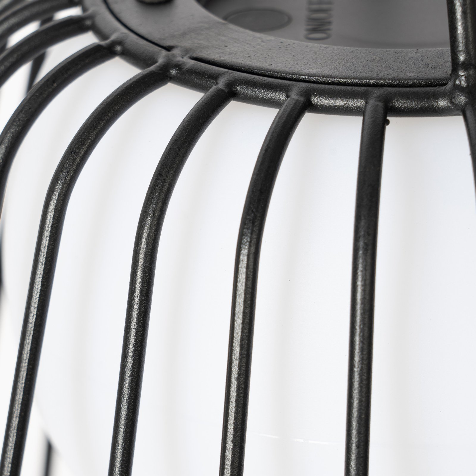Lindby LED-Akku-Außenhängeleuchte Levino, schwarz, Metall