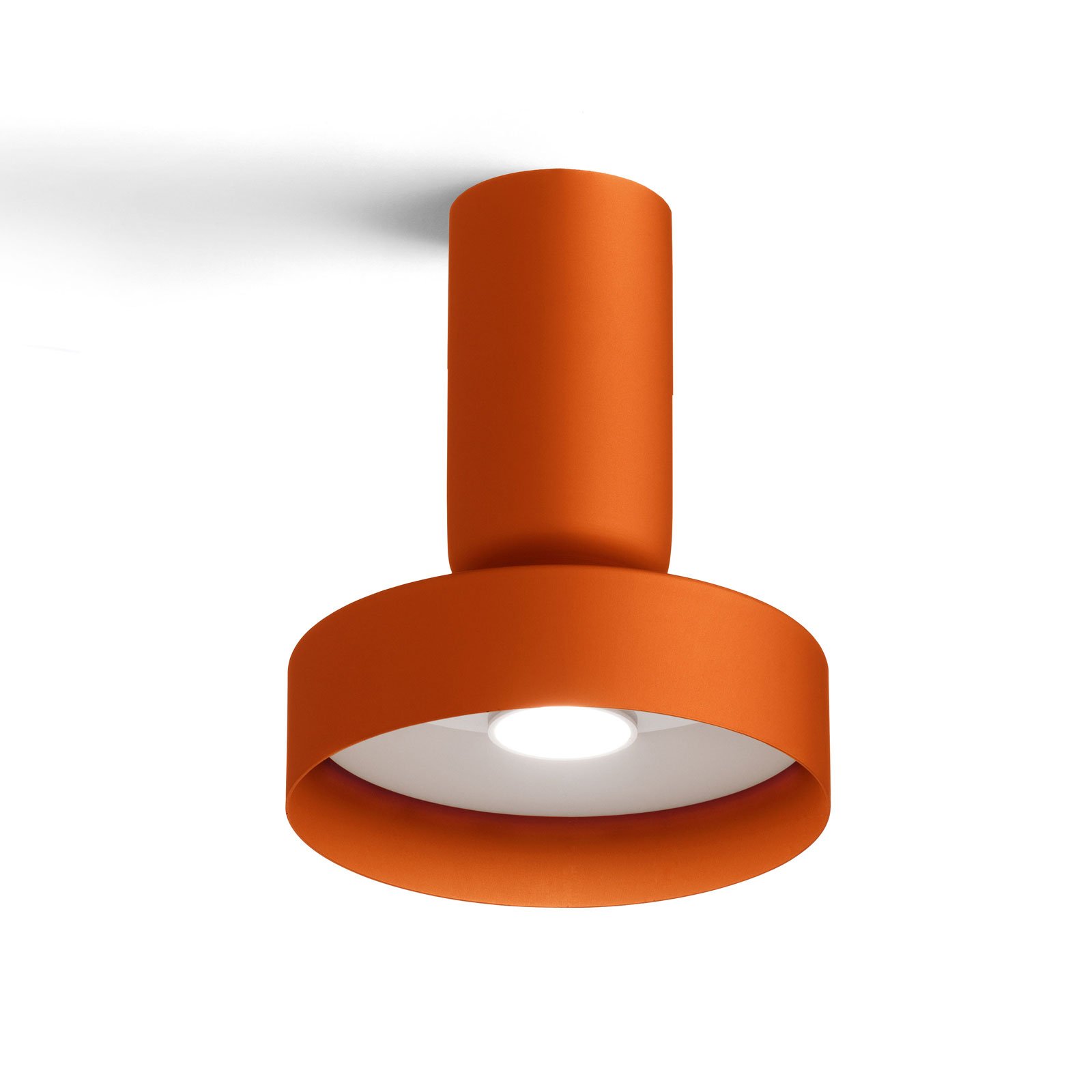 Modo Luce Hammer lampa sufitowa Ø18cm pomarańczowa