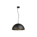 SLV Żyrandol Forchini M, 50 cm, czarny/złoty, metal