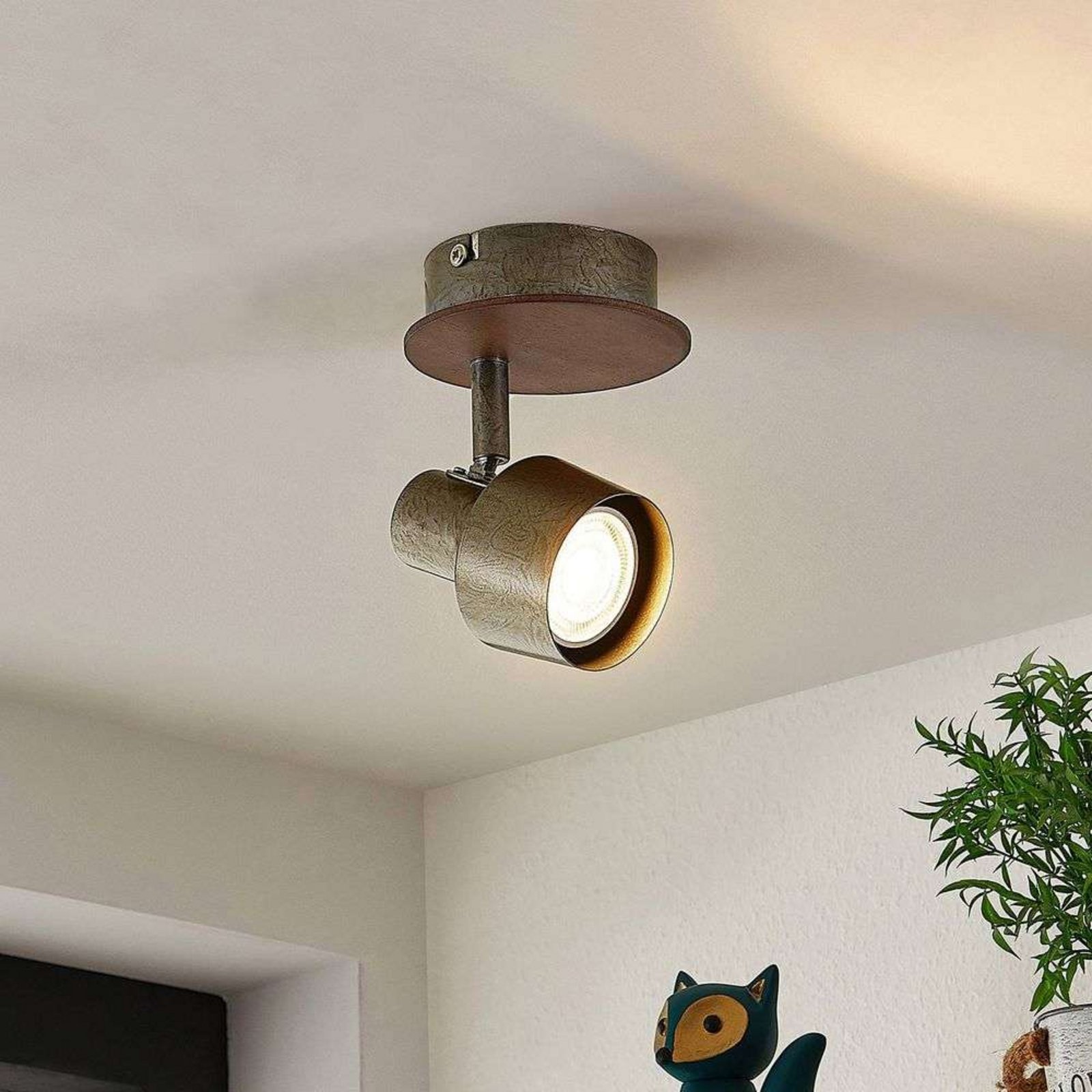 Sanem Loftlampe Grey - Lindby
