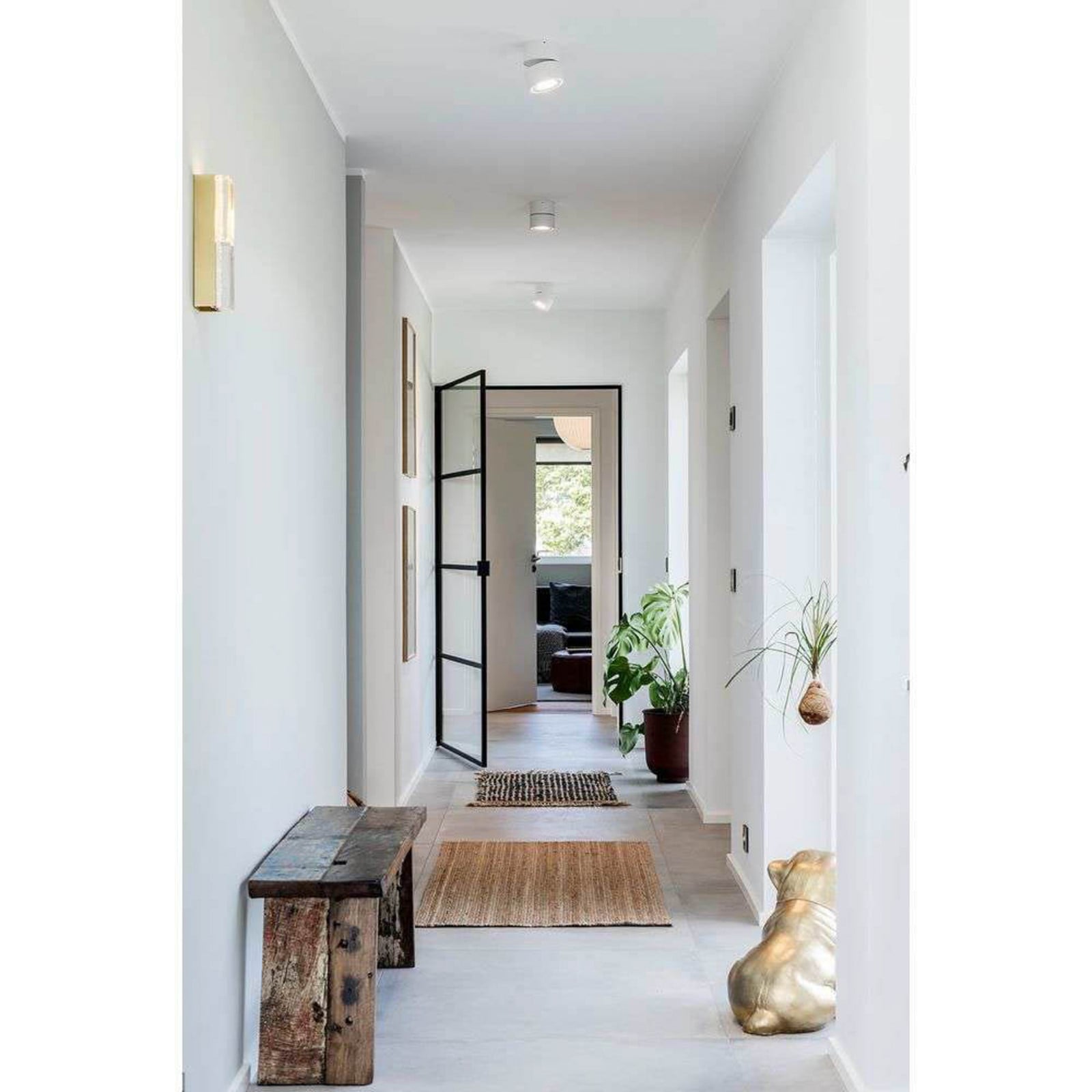 Easy W100 LED-indbygningsspot DTW, hvid, CCT ANTIDARK - Stue - Aluminium billede