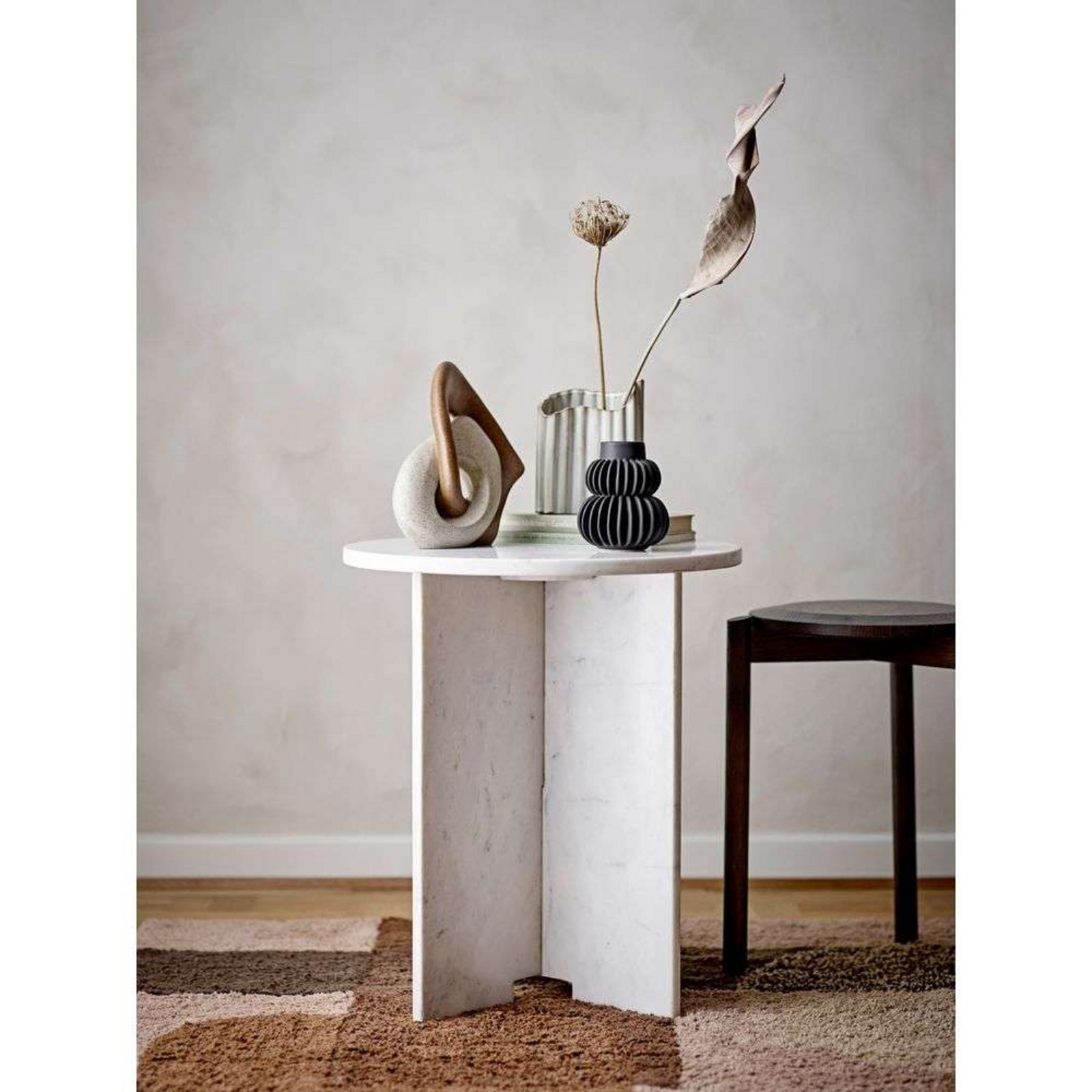 Jasmia Side Table White Marble  - Bloomingville