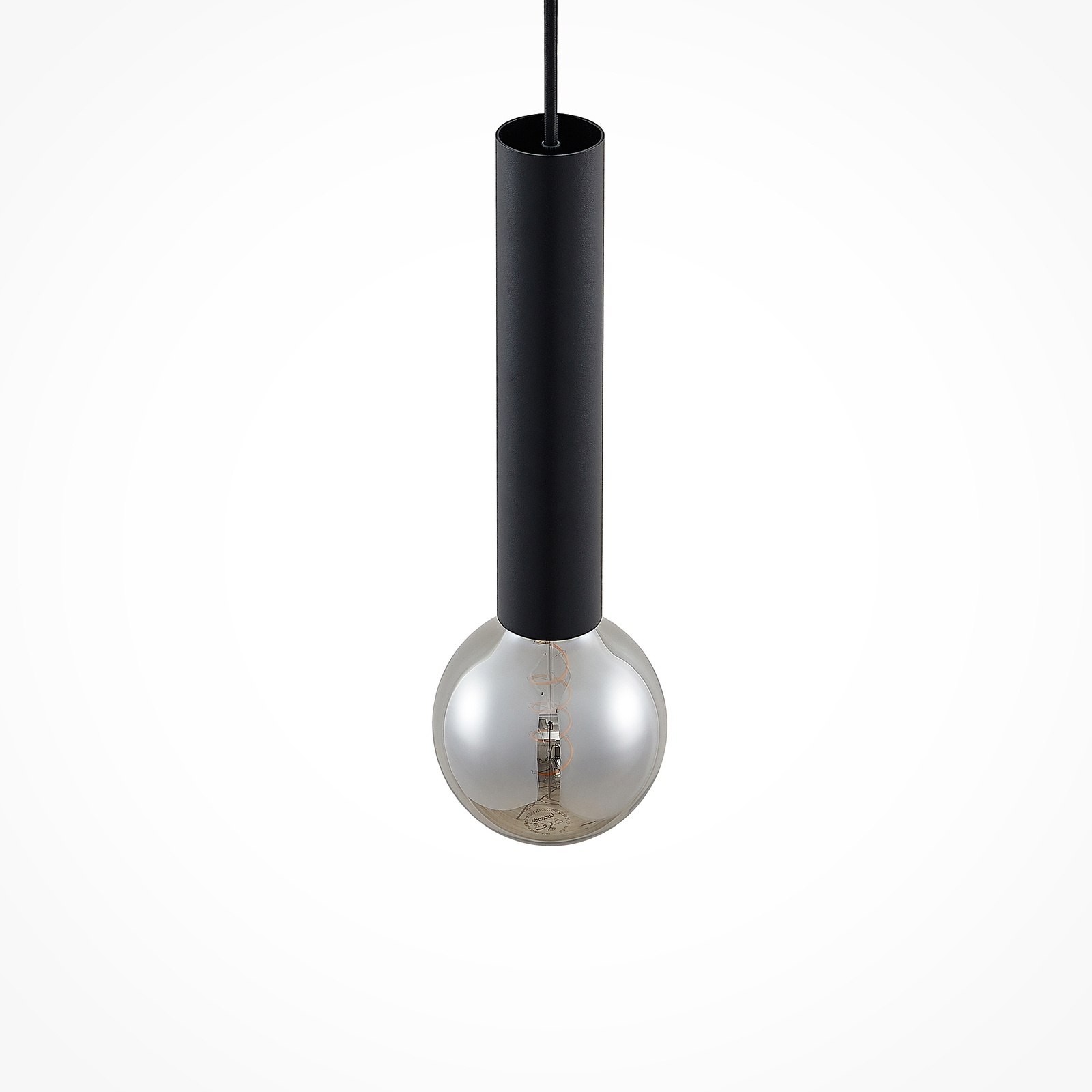 Arcchio Padilum hanging light, height 27 cm, black