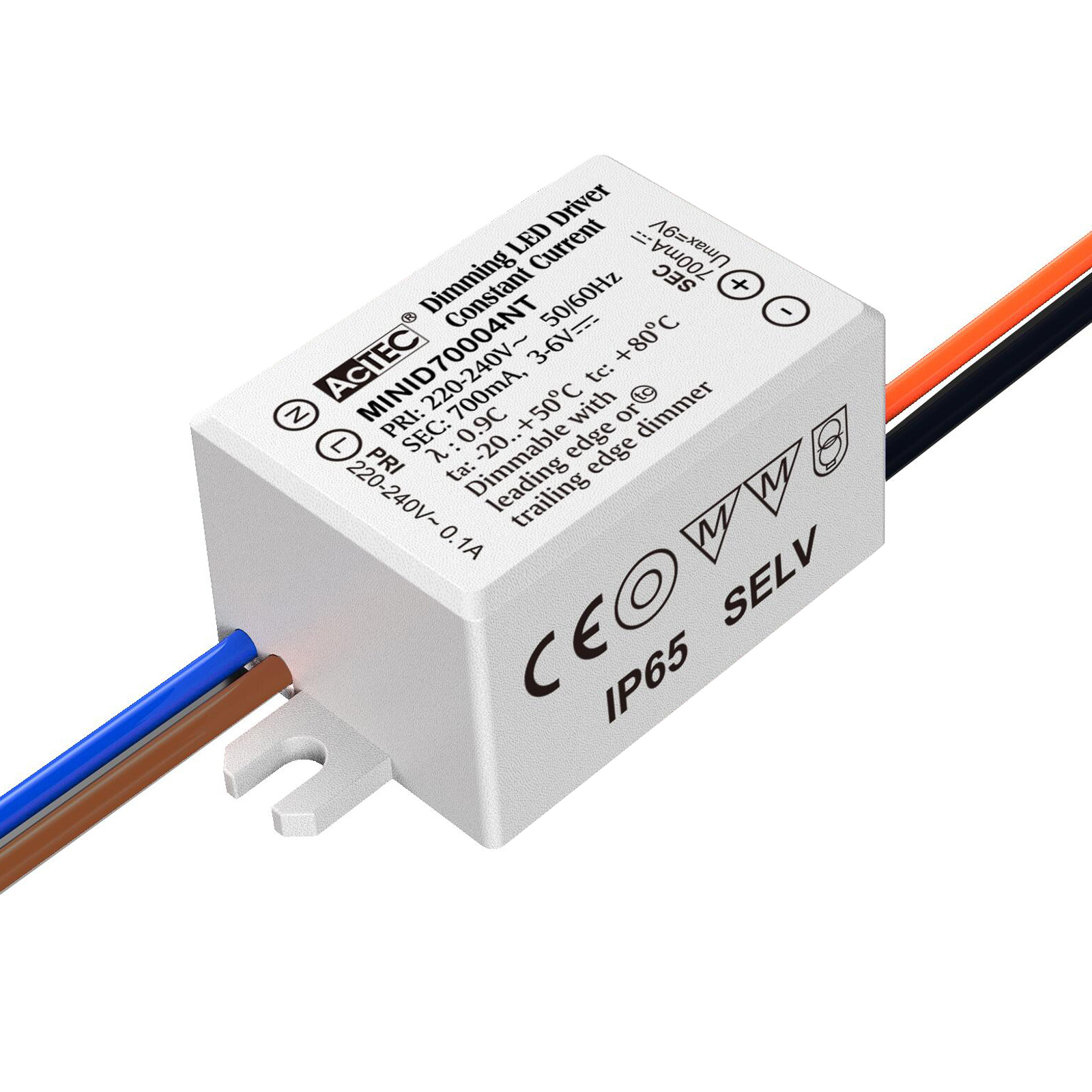 SLC-driver med konstant strøm 3 - 6 V, 3 - 6 W