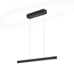LED hanglamp LINDA-72 zwart, lengte 72 cm, gebarenbediening