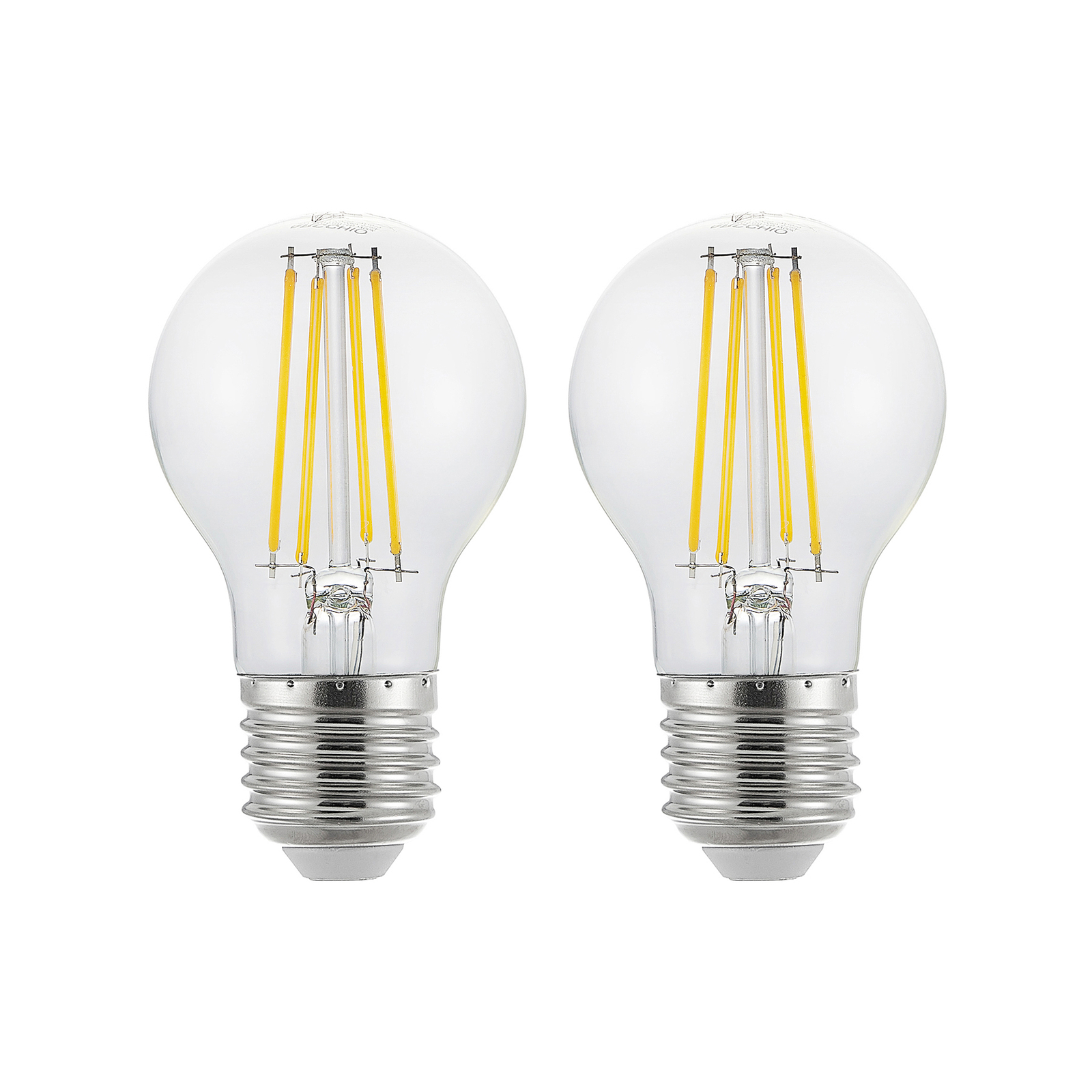 LED-pære E27 A60 6,5 W 827 3-trins-dæmper, 2 stk