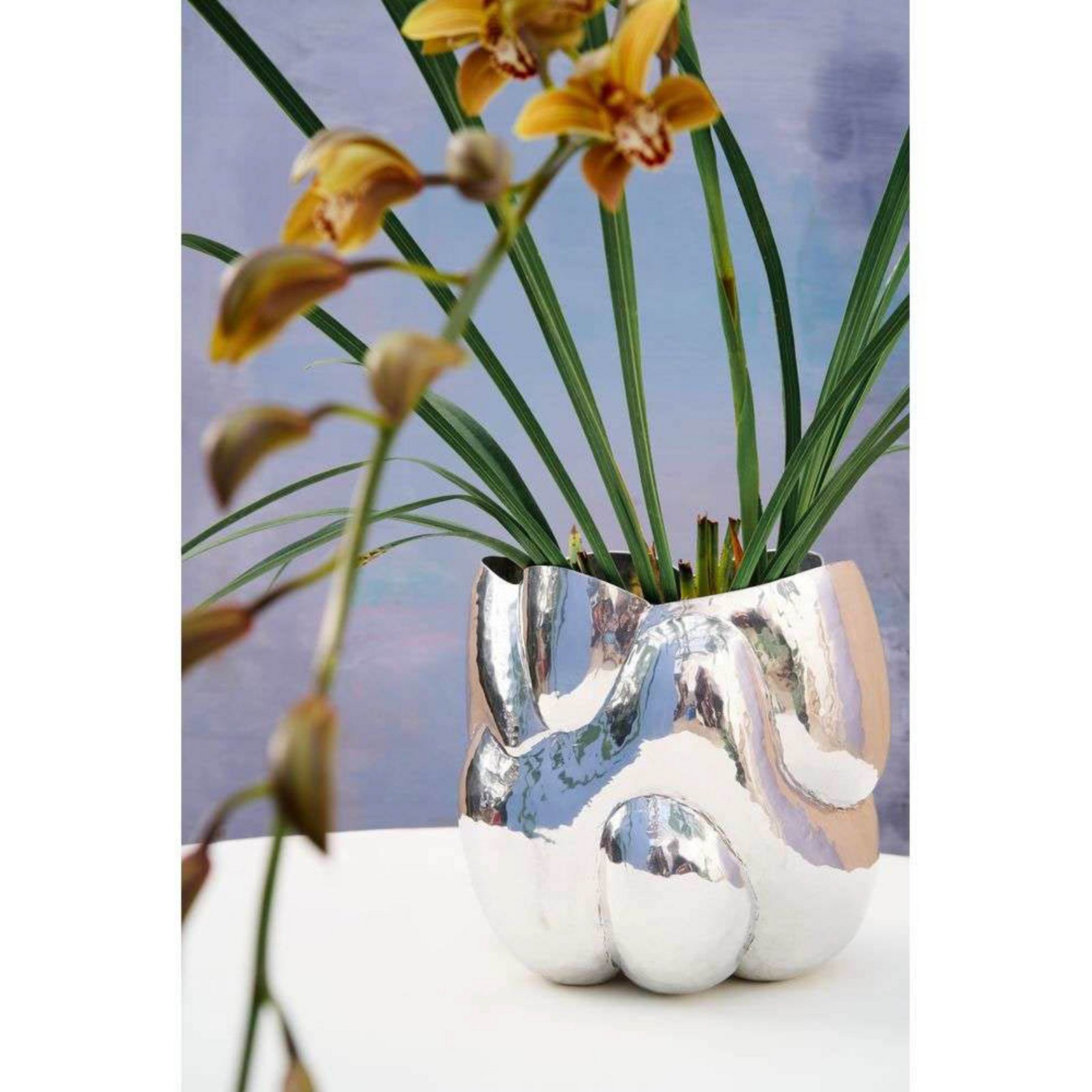 Cloud Vessel Pflanzentopf Short Silver - Tom Dixon