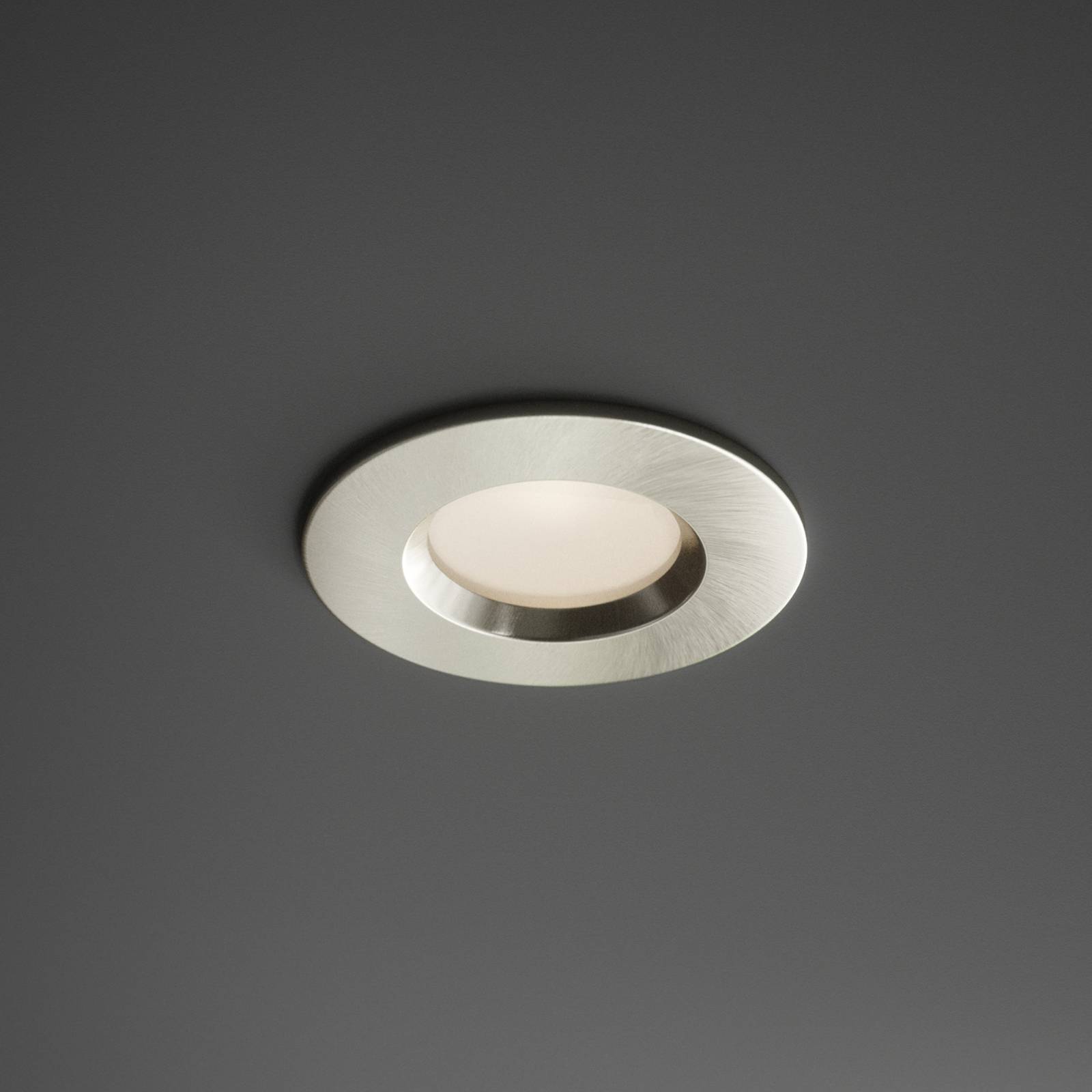 Photos - Chandelier / Lamp Nordlux LED recessed light Dorado Smart, nickel 