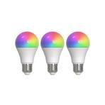 LUUMR Smart LED, 3, E27, A60, 9W, RGBW, CCT, matinis, Tuya
