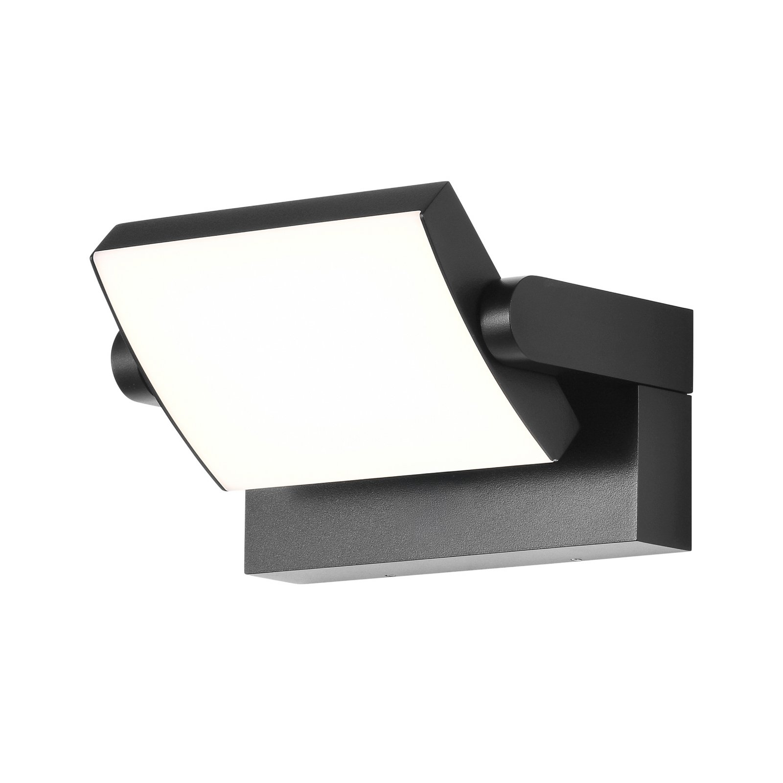 Candeeiro de parede LED CMD 9080, antracite, largura 21 cm, IP54