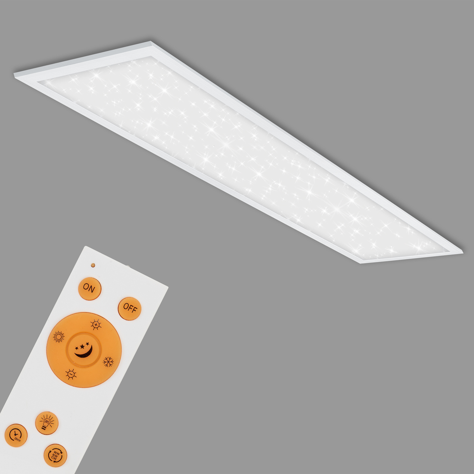 LED plošča Pallas, bela, z možnostjo zatemnitve, CCT, 119,5x29,5cm