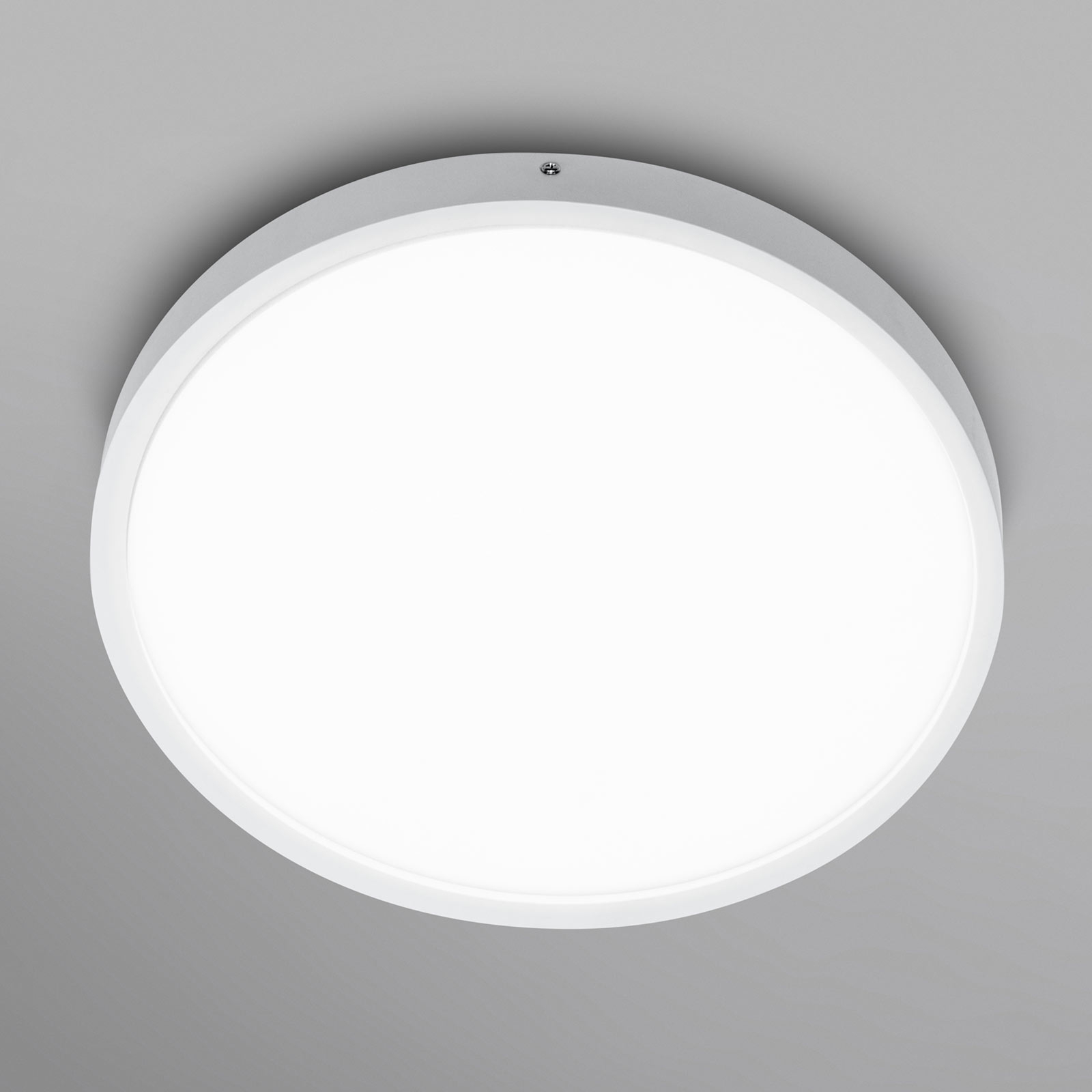 LEDVANCE Planon Round LED ceiling light 60 cm 840, for Living / Dining Room, metal, PMMA, 45 W, energy efficiency: A+, H: 4 cm
