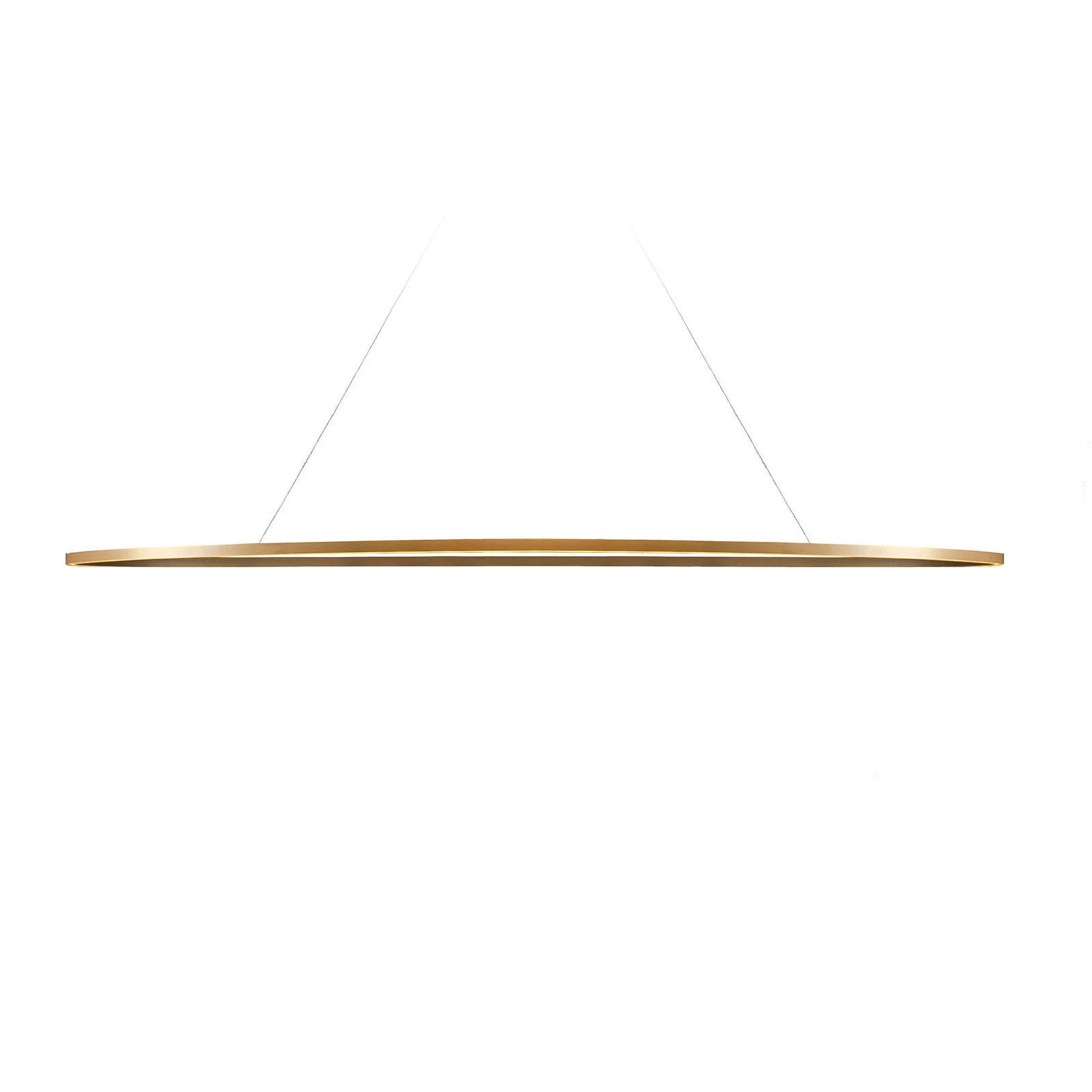 Závesná lampa Nemo Ellisse Mega Dolu 2700K zlatý lak.