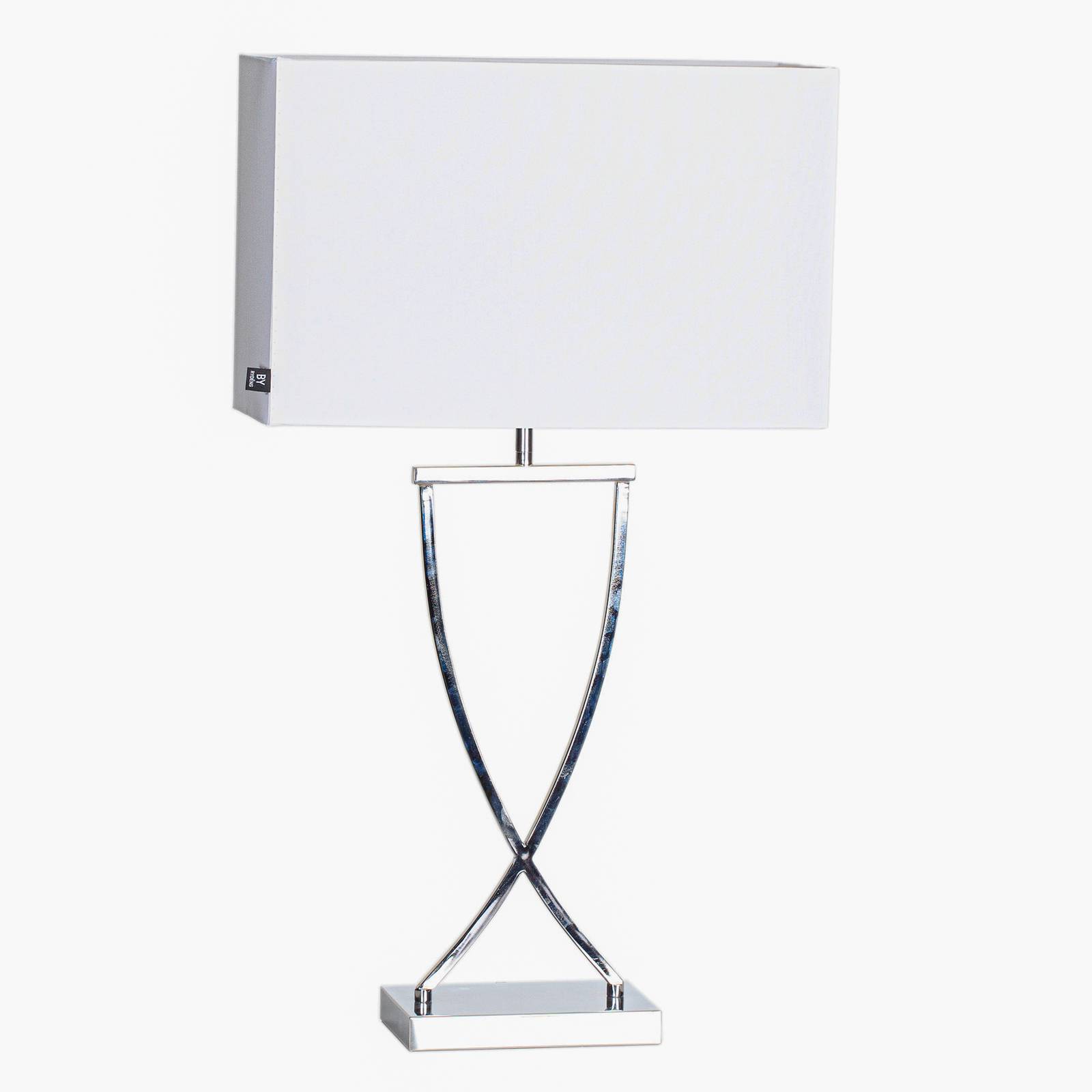 Zdjęcia - Lampa stołowa By Rydens By Rydéns By Rydéns Omega  chrom/biały wysokość 69cm 