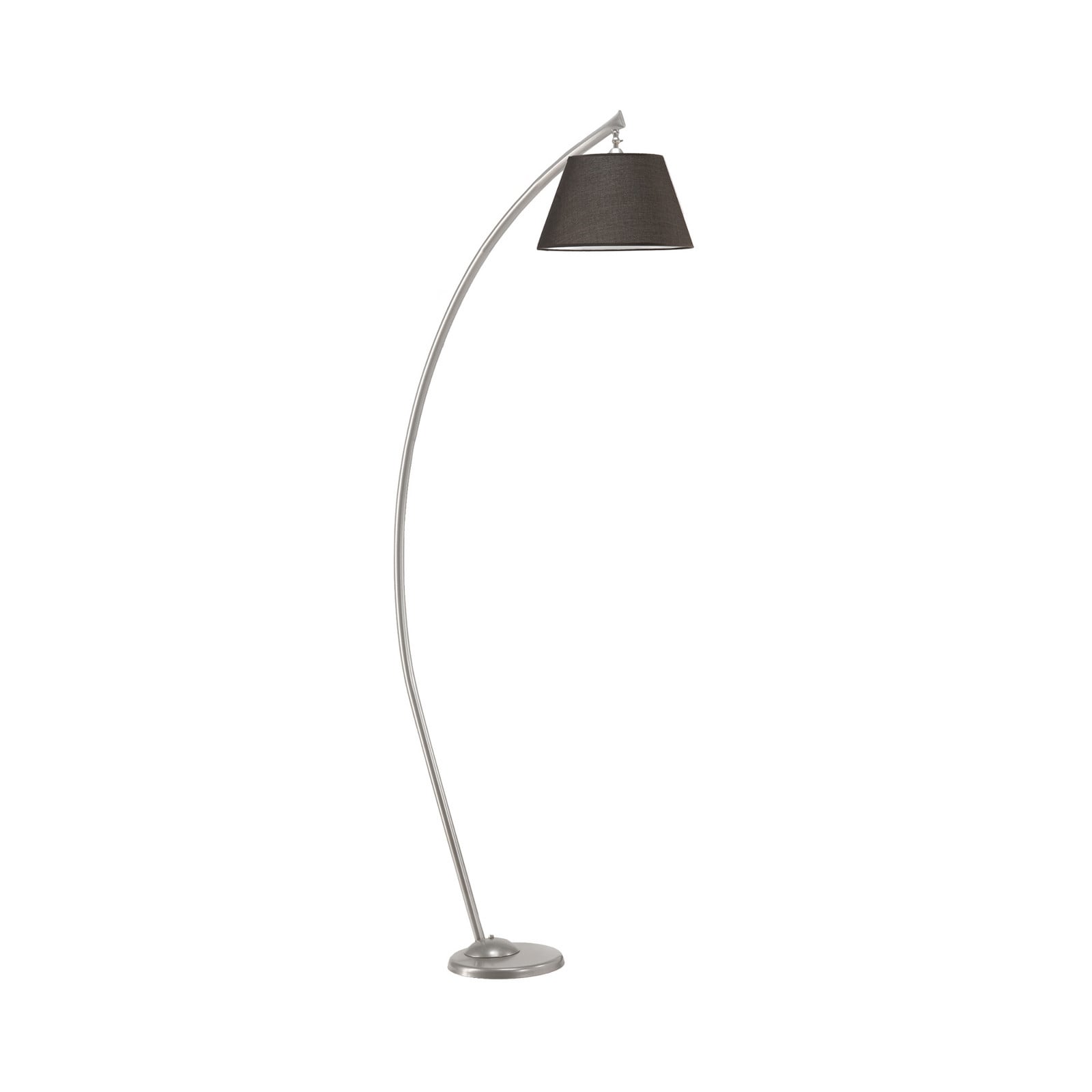 ONLI Lampadar Sinea argintiu/negru înălțime 110 cm fier textil - Camera de zi / sufragerie - Modern - argintiu negru - Metal