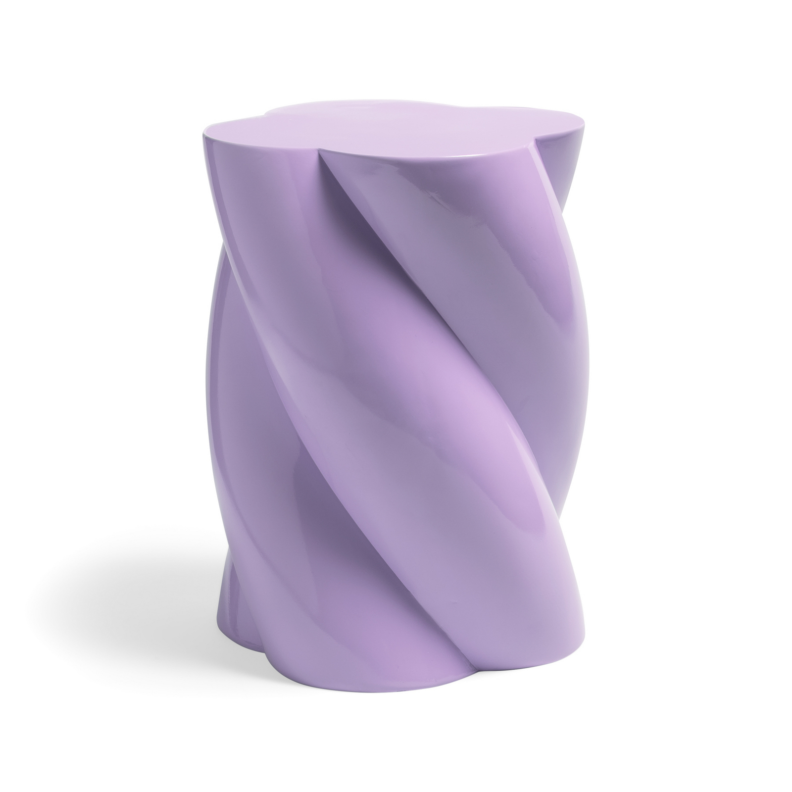 Mesita auxiliar Pillar Marshmallow, morada, 40 cm de altura - &Klevering