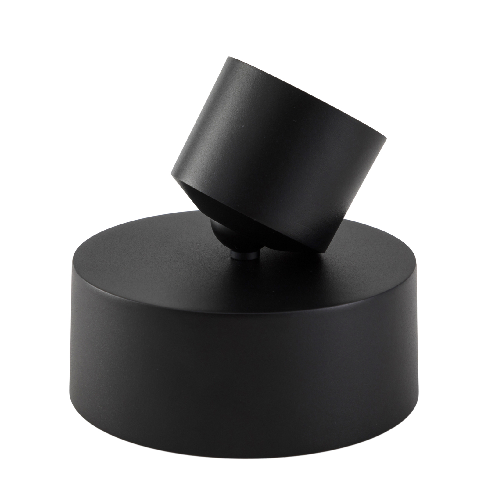 Lindby Foco LED Nivoria, orientable, negro