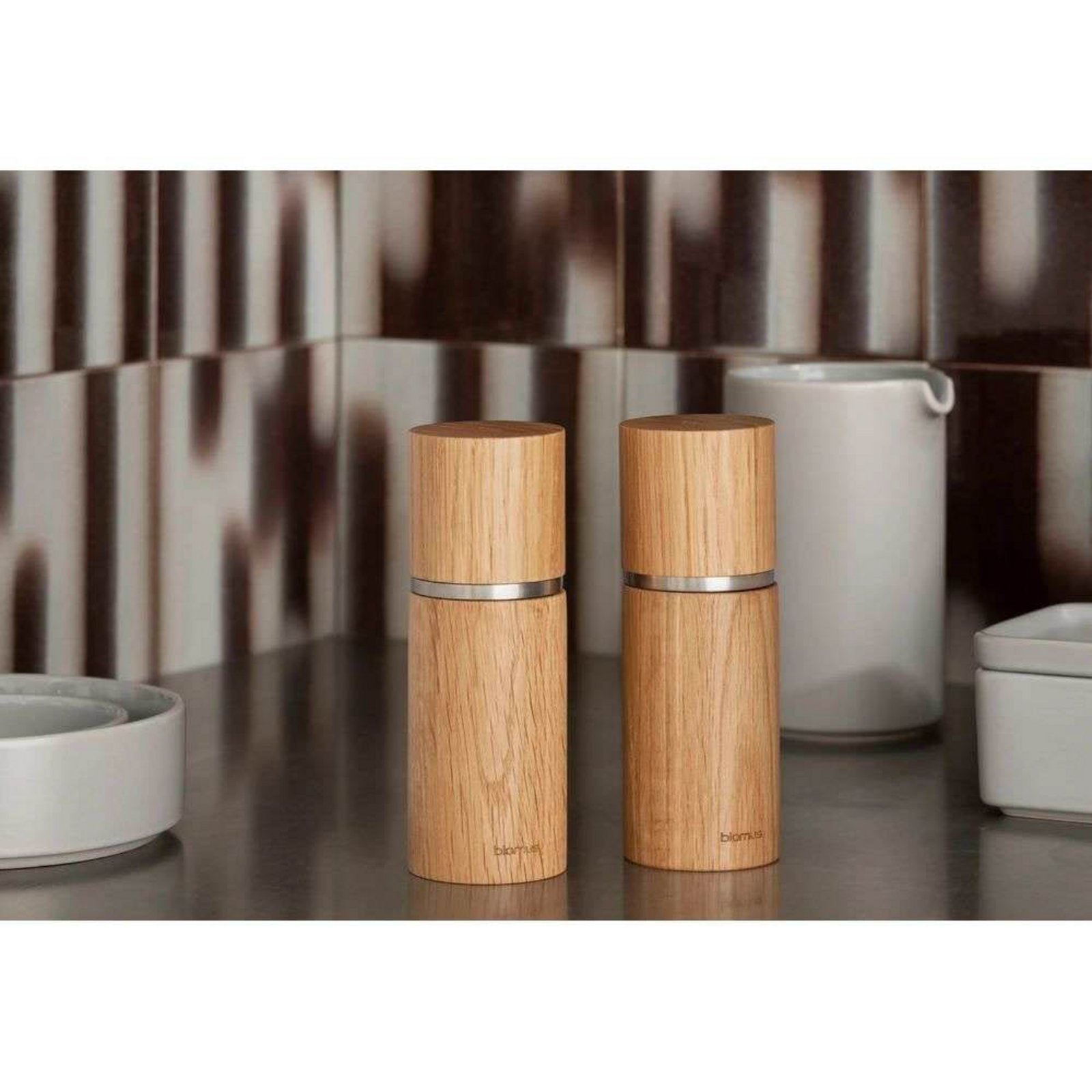 Pepe Salt- og Peberkværnsæt Set of 2 Oak - Blomus